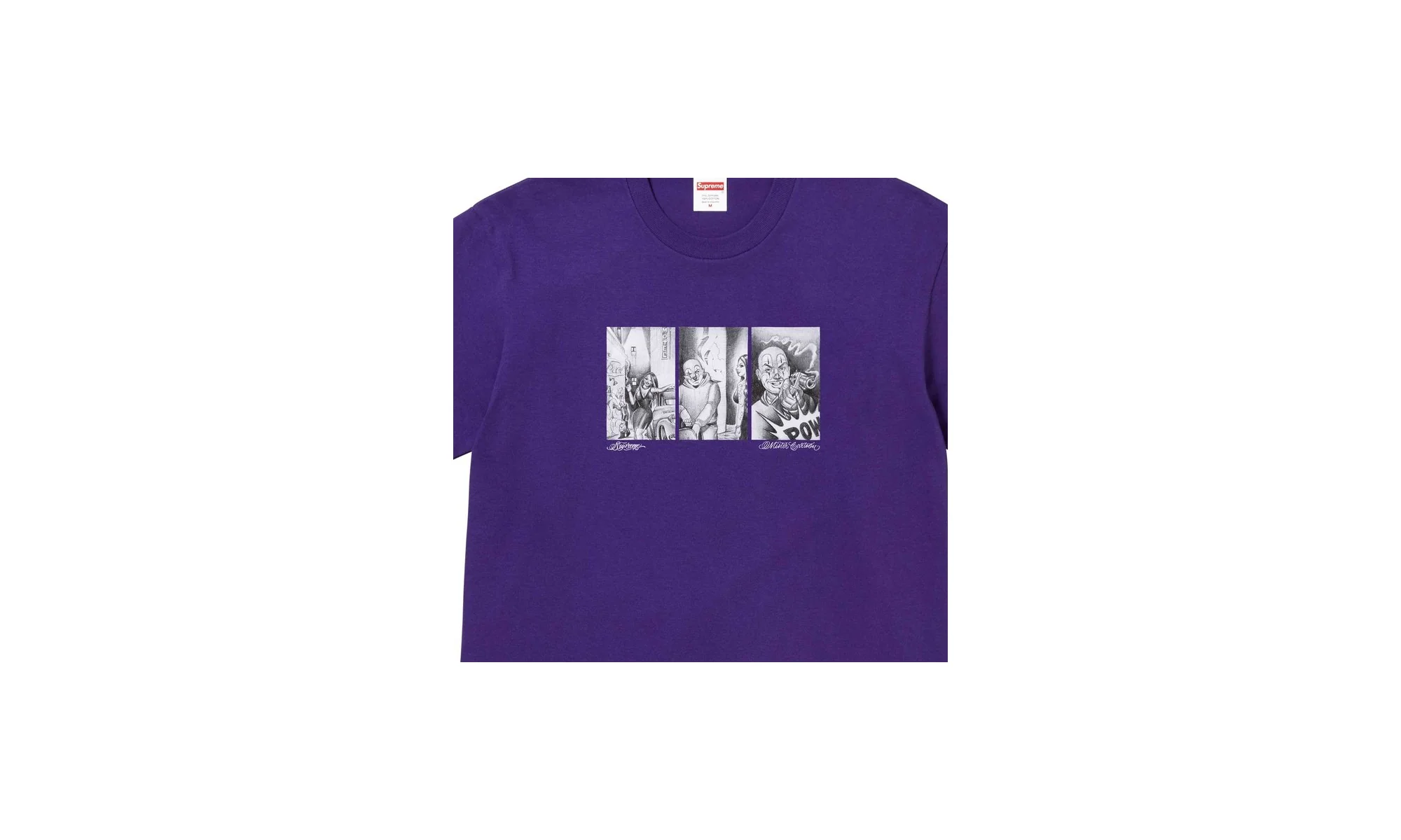 Mister Cartoon Pow T-Shirt "Purple" SU26388 - Image 2