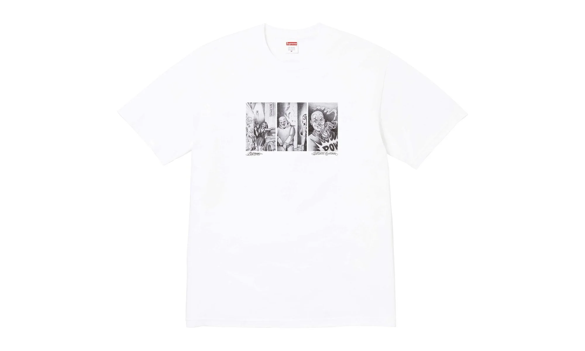 Mister Cartoon Pow T-Shirt "White" SU26386