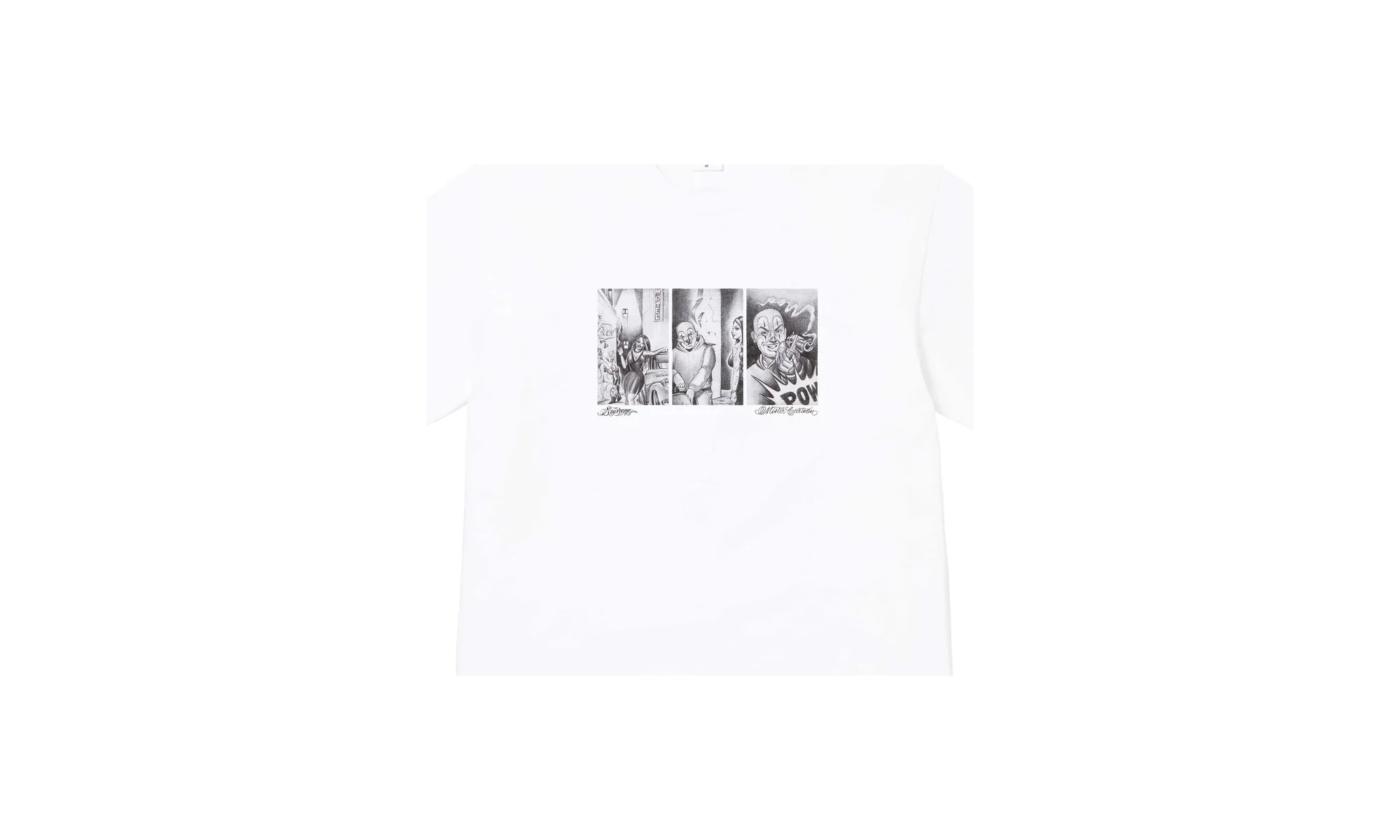 Mister Cartoon Pow T-Shirt "White" SU26386 - Image 2