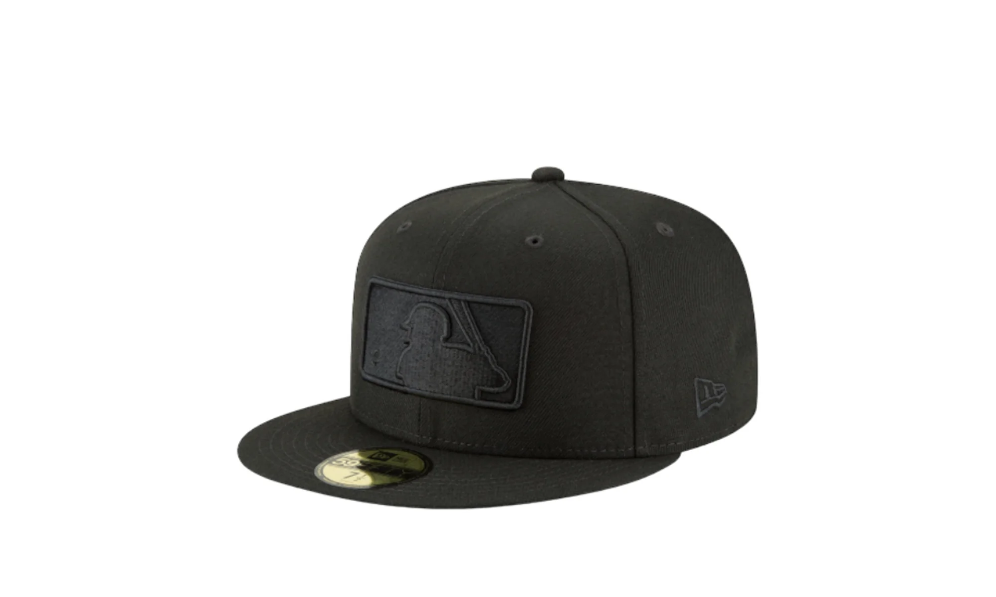 MLB Batterman Logo Blackout Basic 59FIFTY Fitted Hat "Black" 11591133 - Image 2