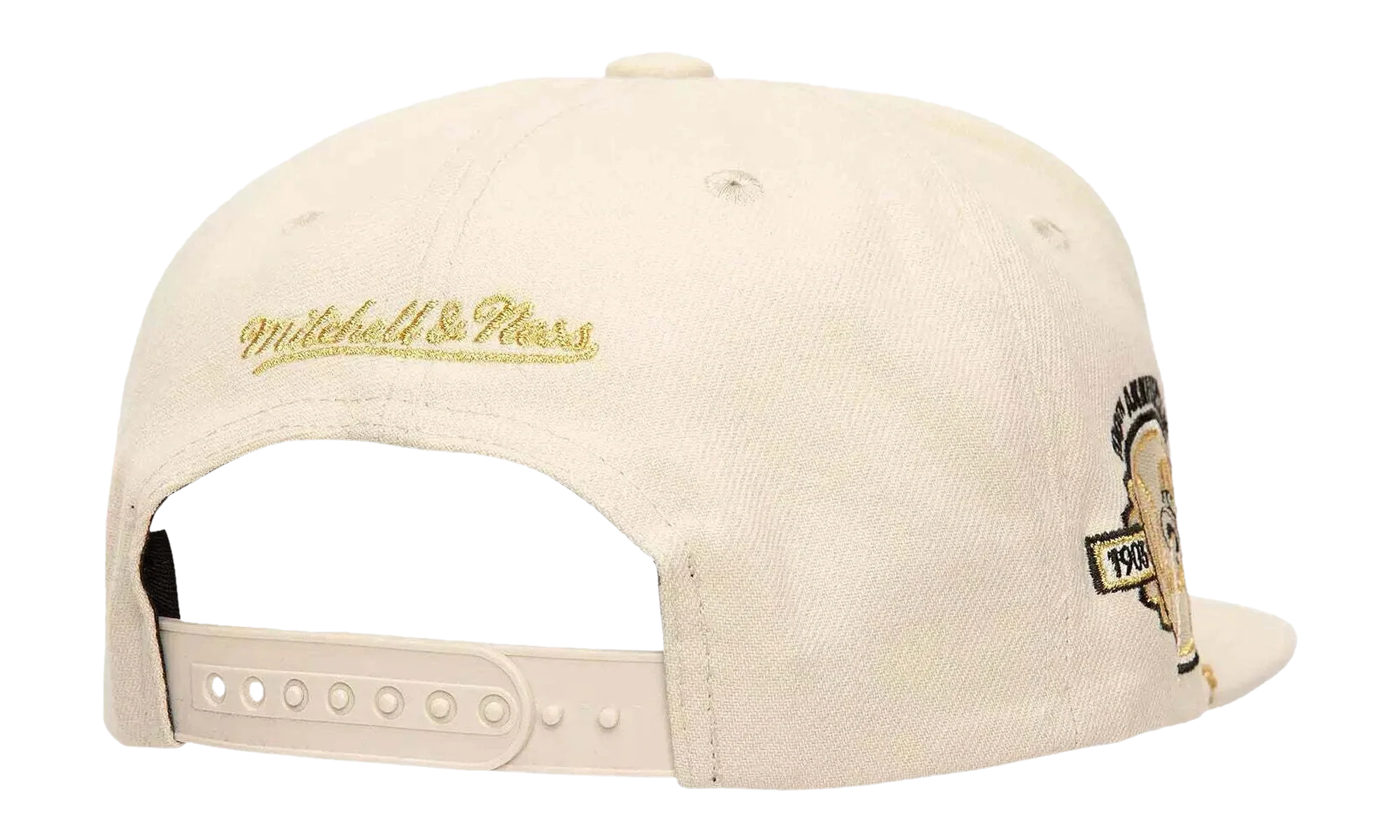 MLB Golden Ivory Snapback Cap "New York Yankees - Off White" HS9027 NYYOFWH - Image 2