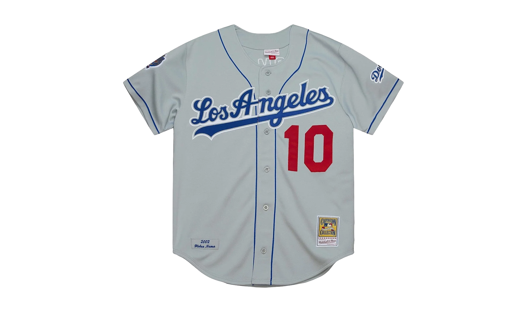 MLB Hideo Nomo Road Jersey "2002 Los Angeles Dodgers – Chrome" AJY15337 LAD02HNOCHRM - Image 3