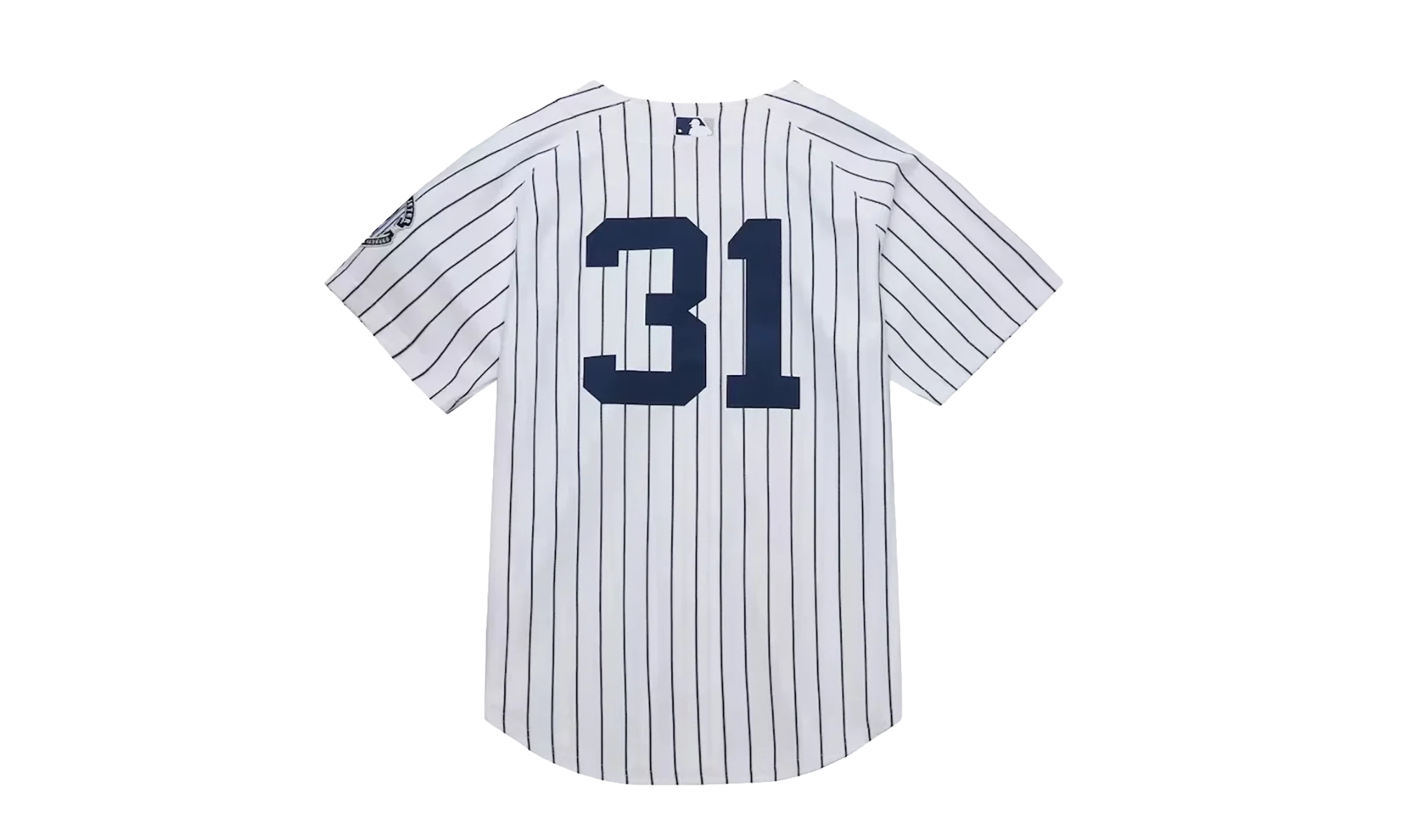 MLB Ichiro Suzuki White Home Jersey "2014 New York Yankees – White / Navy" AJY17176 NYY14ISUWHNY - Image 4