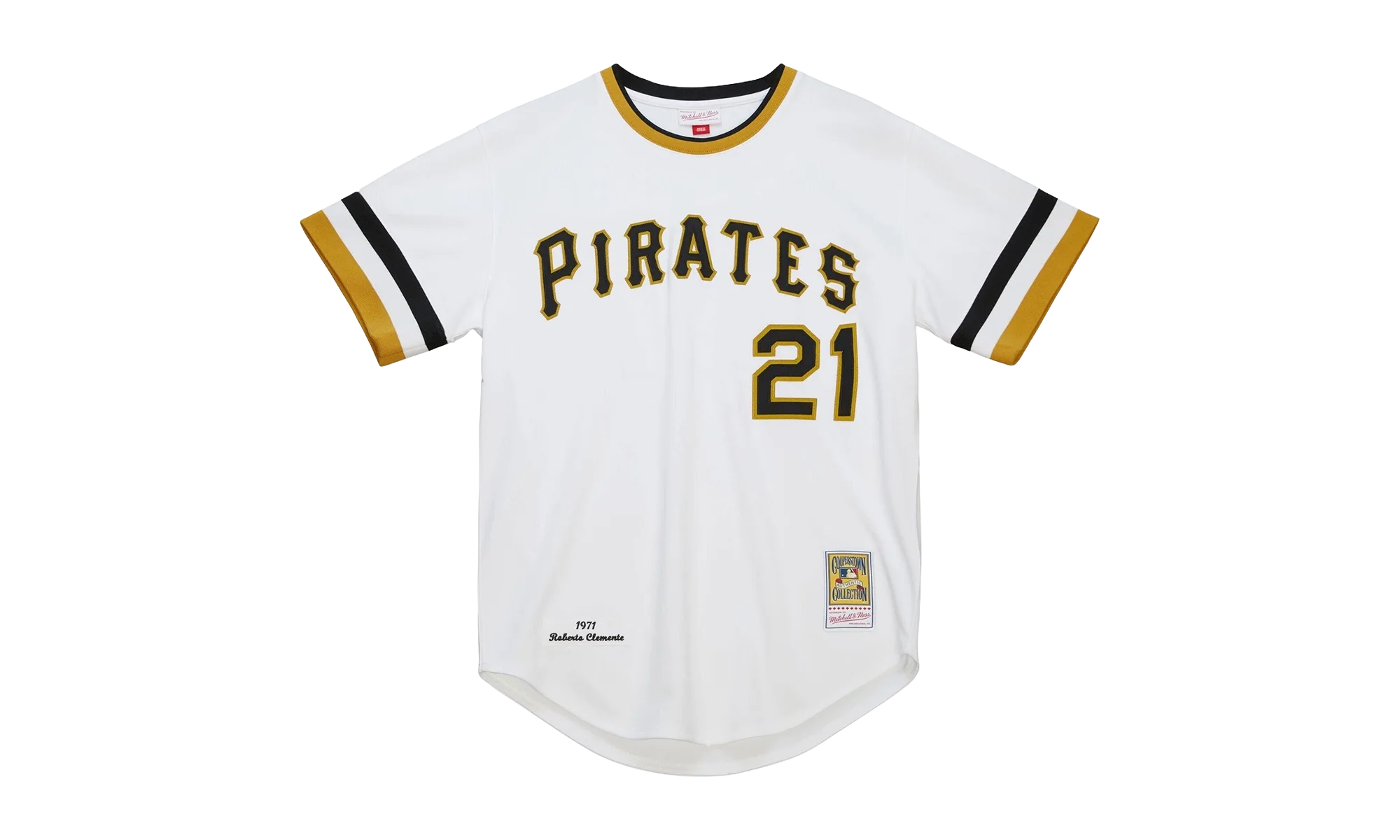 MLB Roberto Clemente Home Jersey "1971 Pittsburgh Pirates – White" AJY15616 PPI71RCLWHIT - Image 3