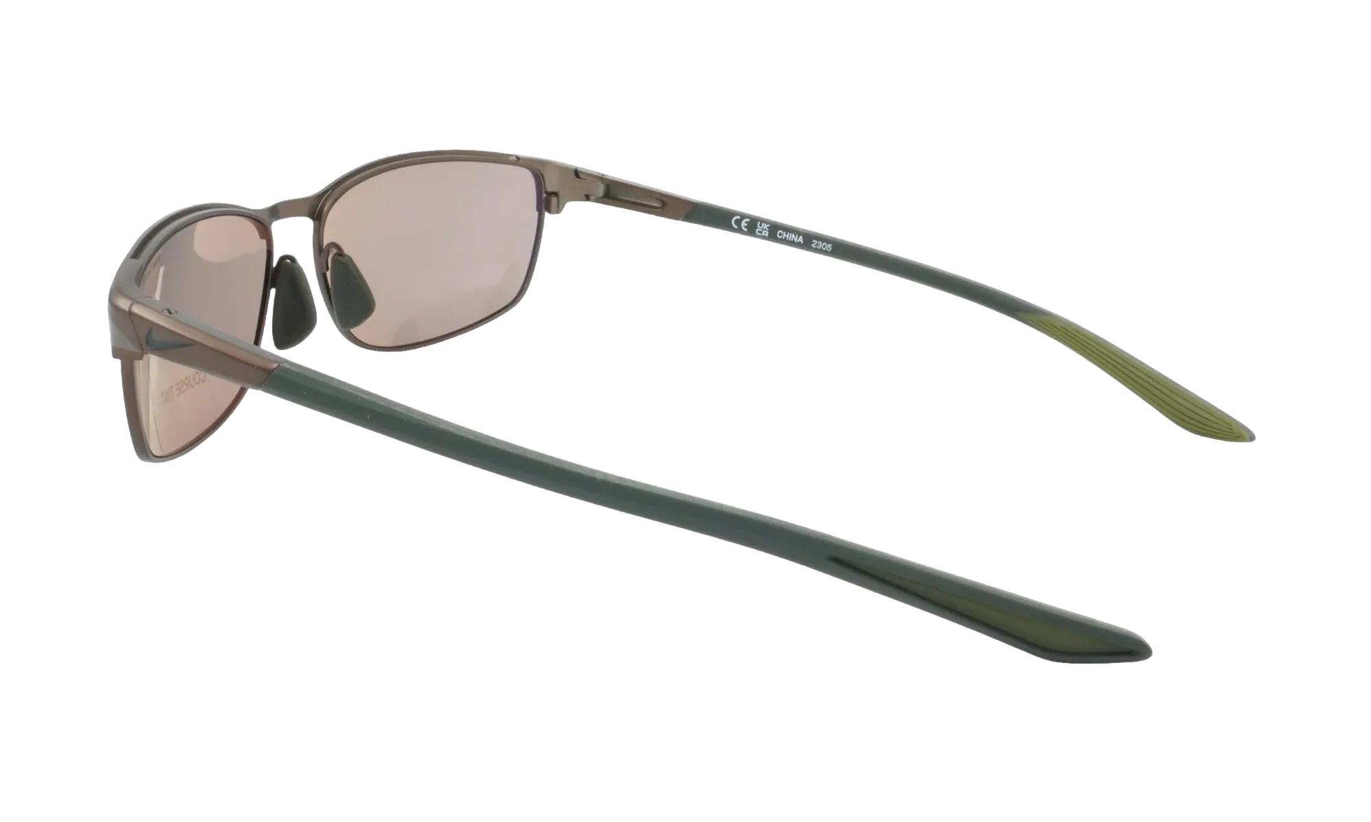Modern Metal E Sunglasses "Satin Walnut / Course Tint" DZ7365 220 - Image 2
