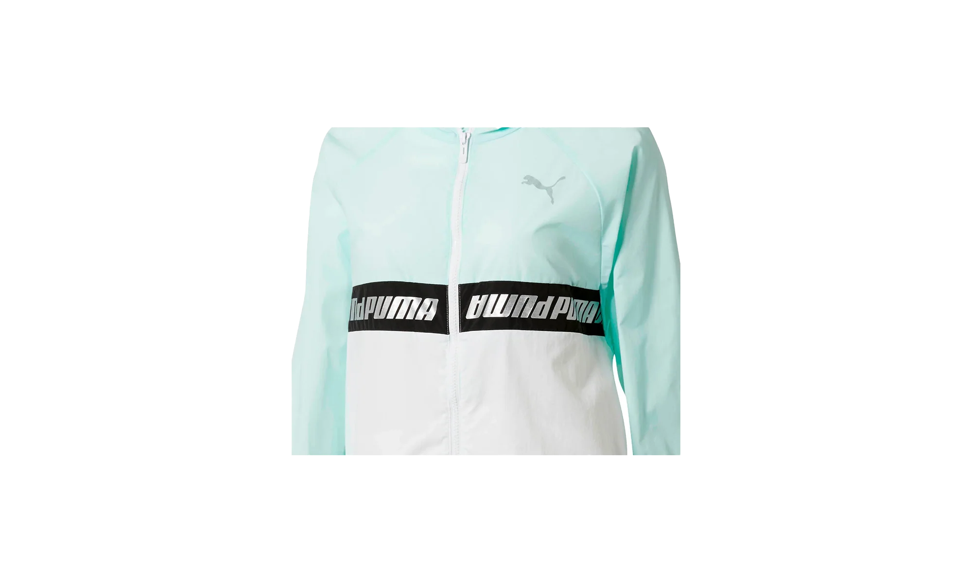MODERN SPORTS FULL ZIP JACKET WMNS "Fair Aqua - Puma White" 844220 03 - Image 2