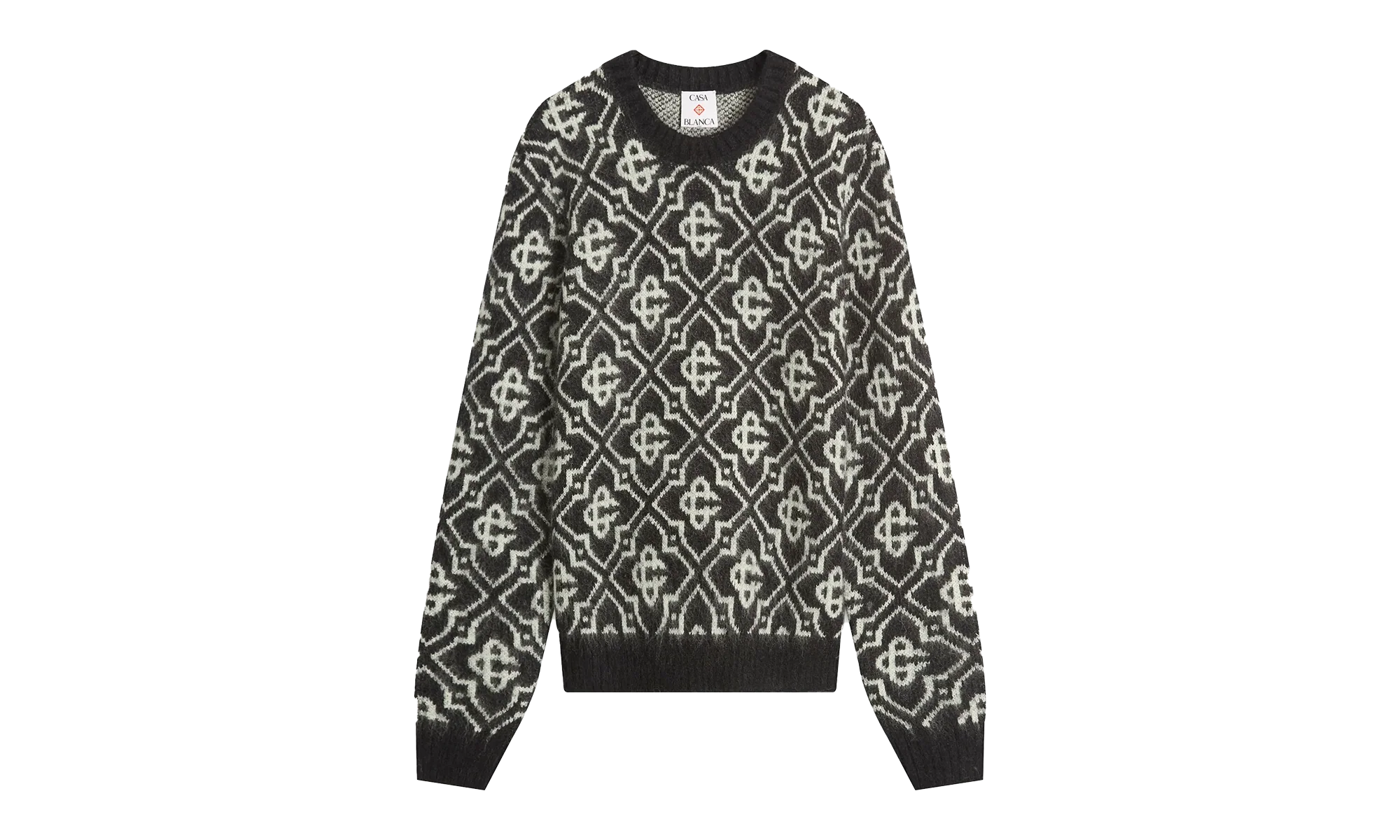 Mohair Monogram Jumper "Black" MPF25 KW 1004 02