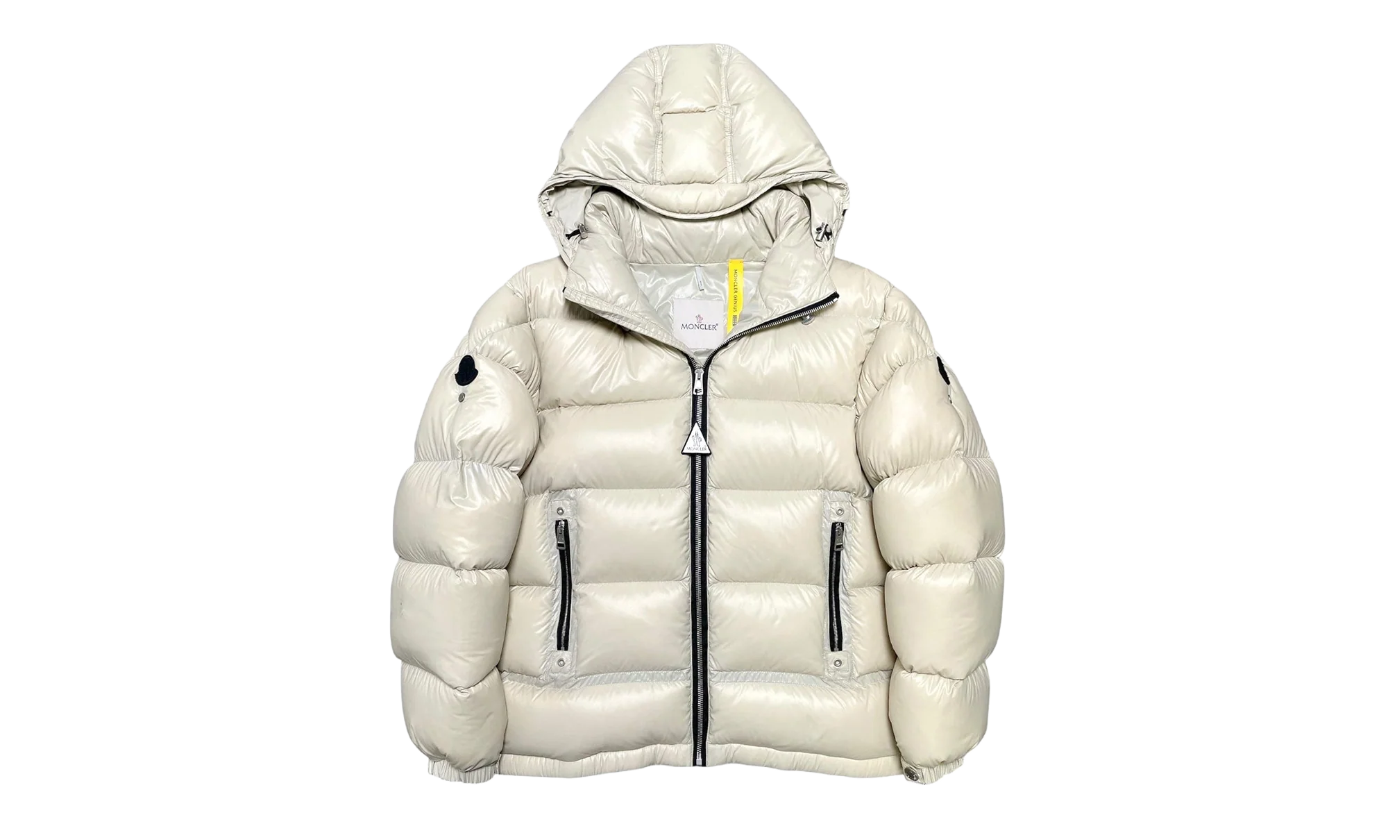 Moncler x Alyx 1017 Almond Short Down Jacket "Tan" MON22 - Image 2