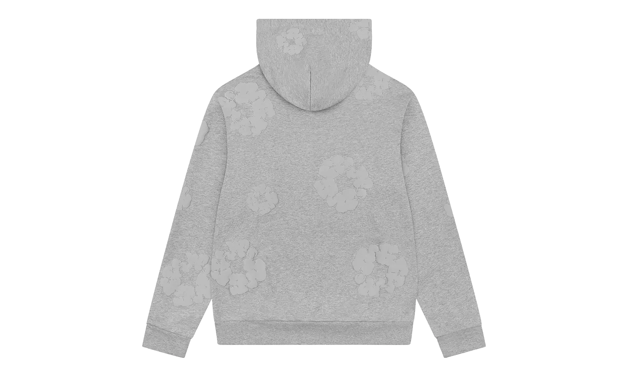 Mono Cotton Wreath Hoodie "Grey" DT488 - Image 2