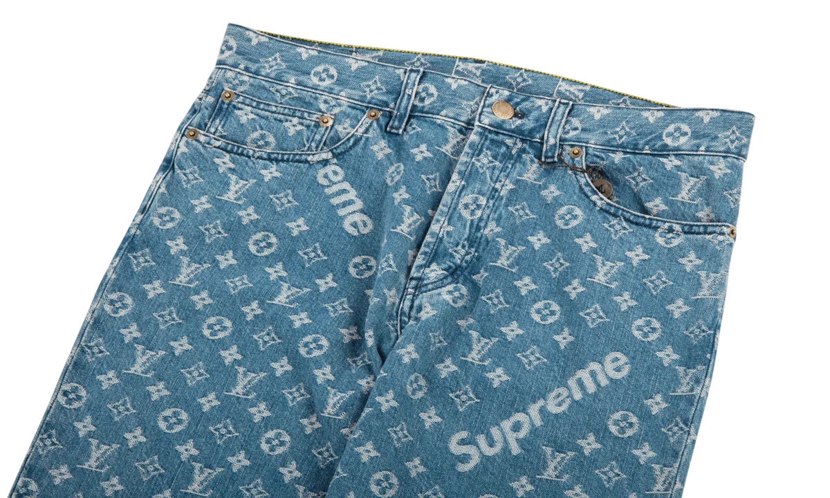 Monogram Regular Jeans "Louis Vuitton X Supreme" 1A3FA0 - Image 2