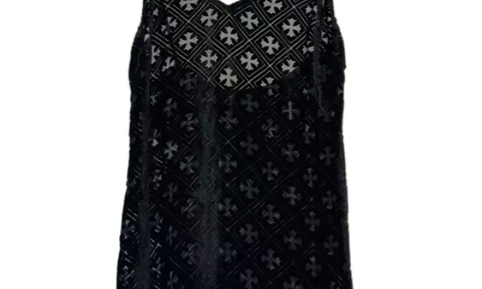 Monogram Sling Mini Dress WMNS "Black" CHRM0403 - Image 2