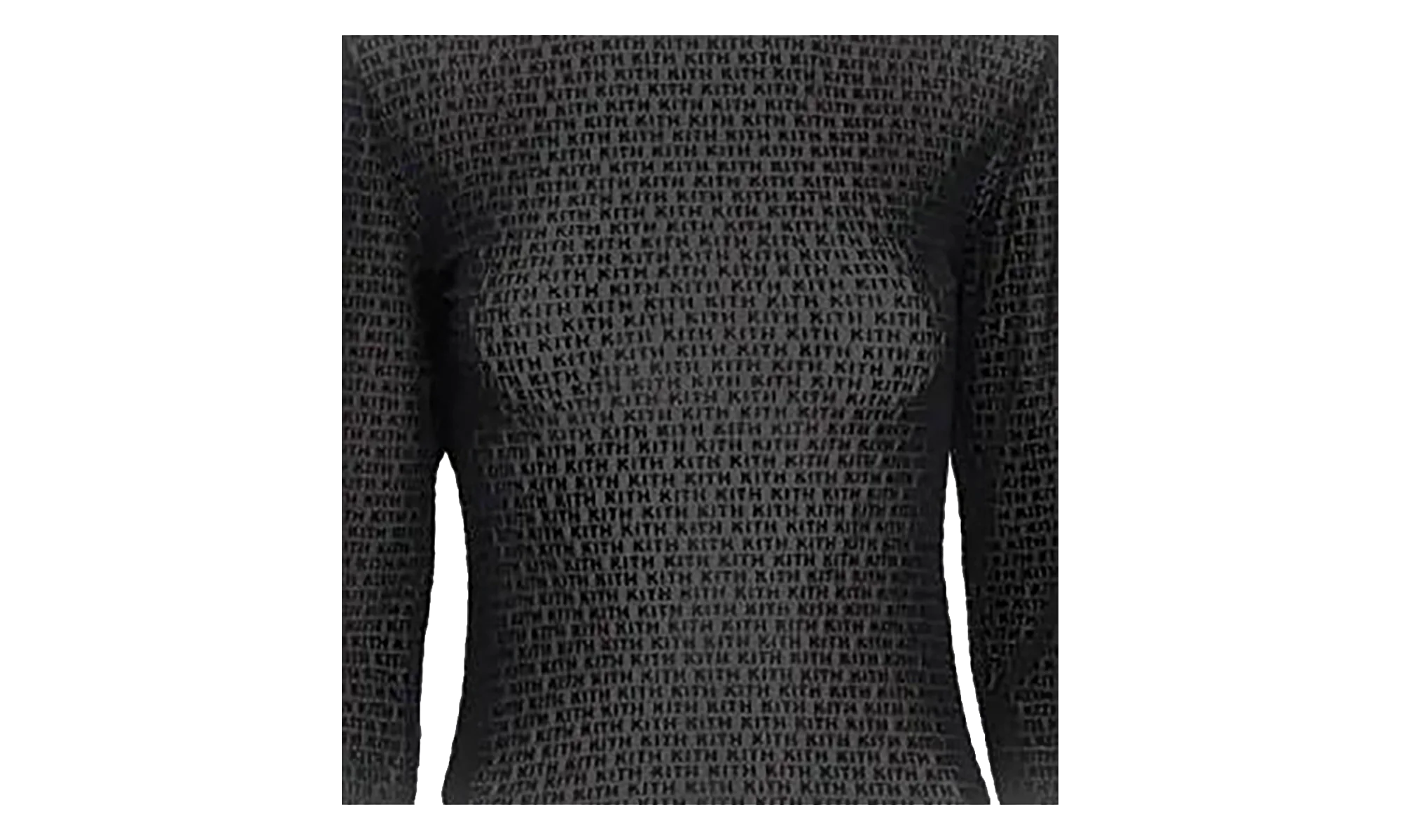 Monogram Velvet Bodysuit WMNS "Black" KITH127 - Image 2
