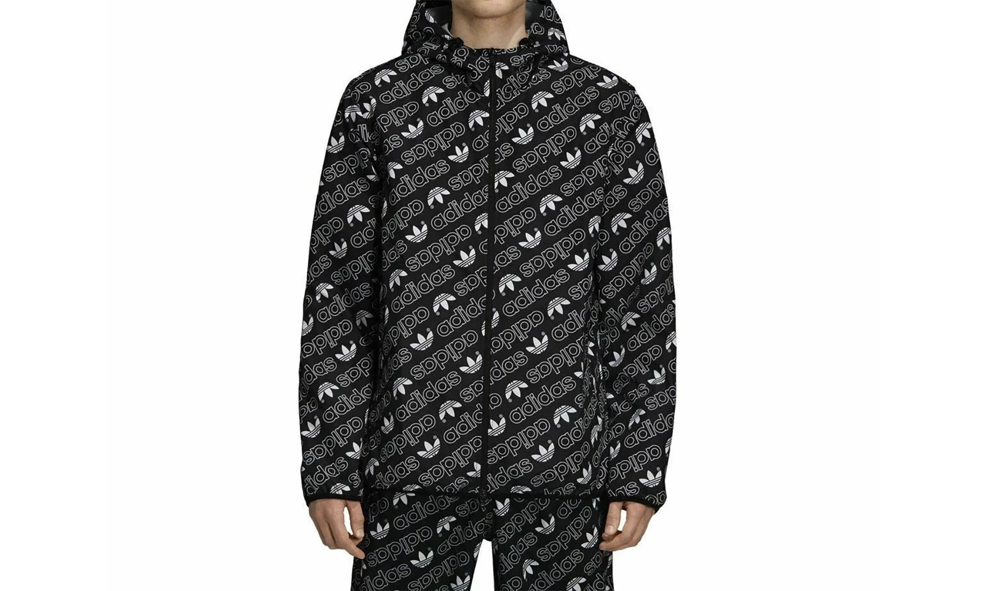 Monogram Windbreaker Jacket "Black" DH4796