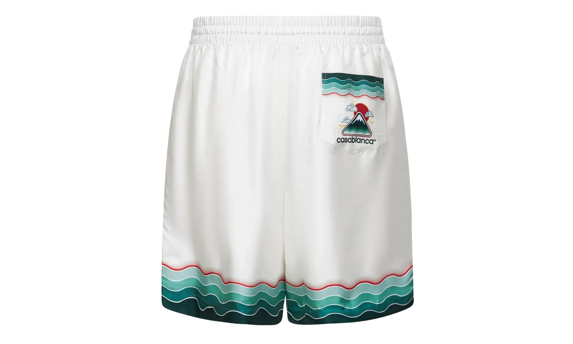 Montagne Ondulee Silk Shorts "White" MPF25 TR 012 03 - Image 2