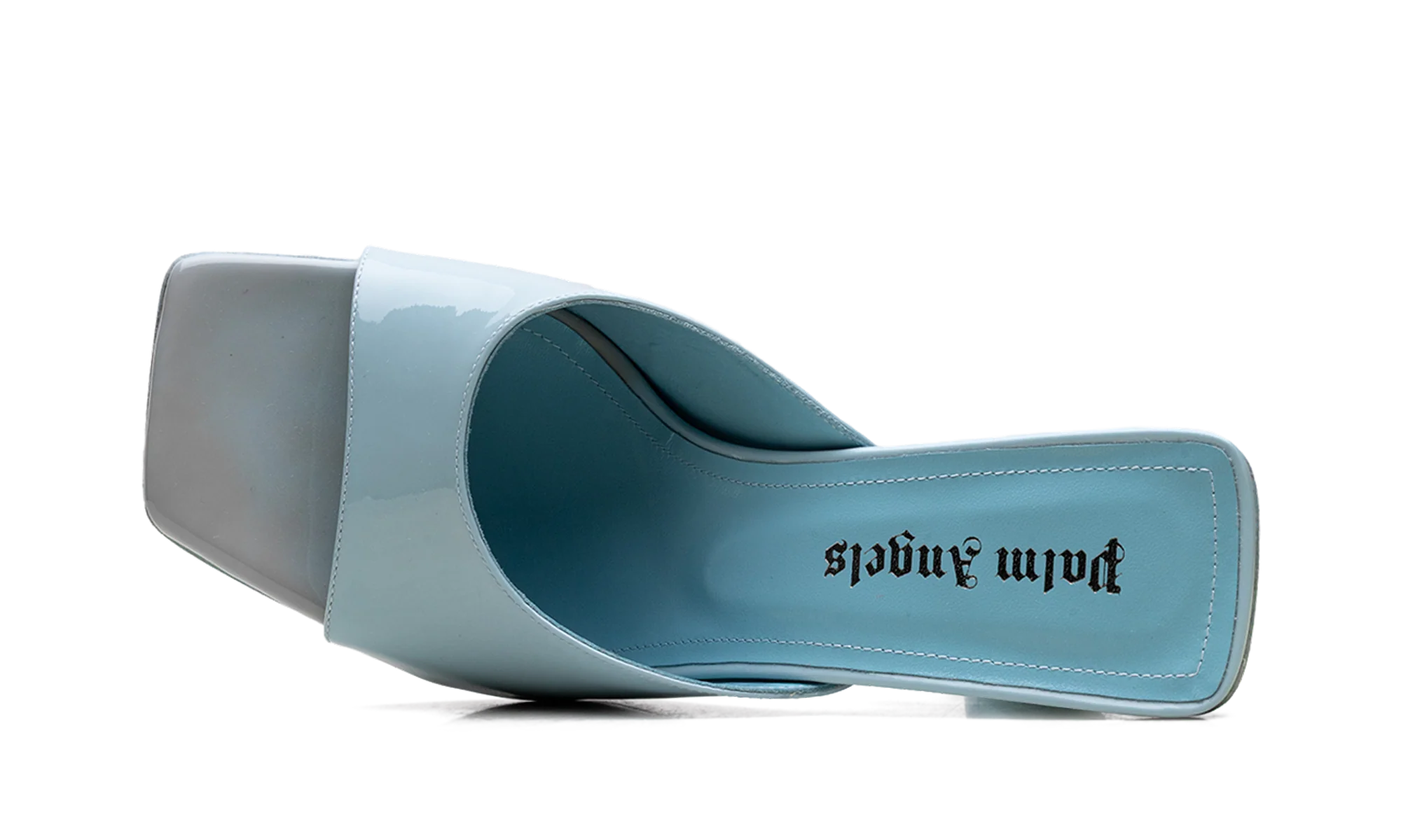 Mule Leather Heels WMNS "Blue" PWIJ003S23LEA0014000 - Image 5