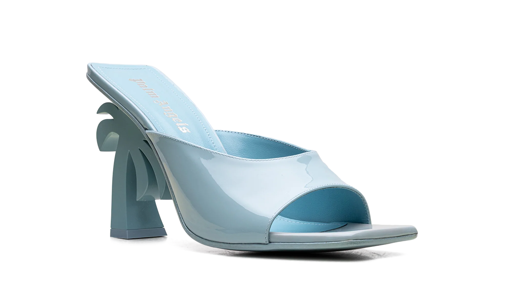 Mule Leather Heels WMNS "Blue" PWIJ003S23LEA0014000 - Image 7