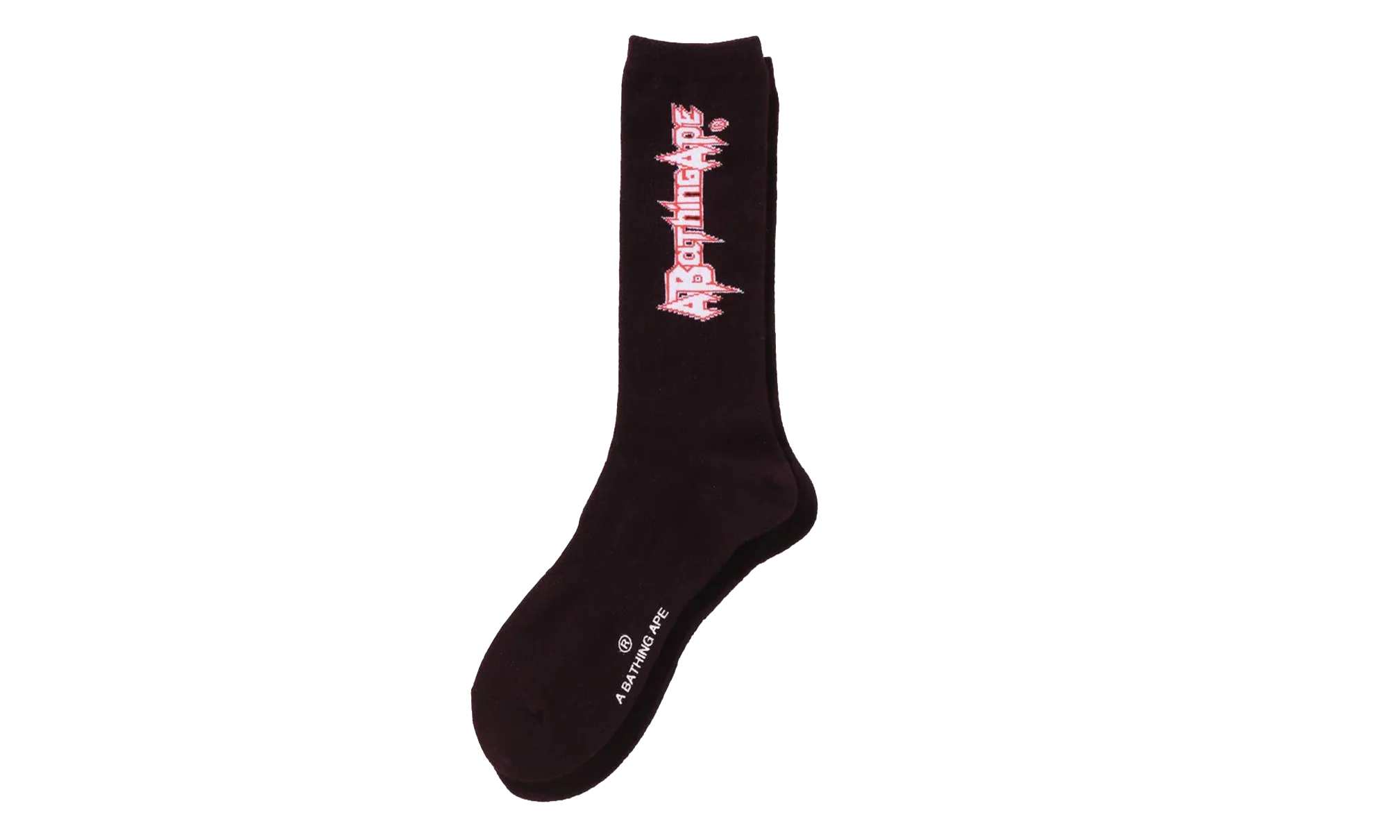 Multi Logo Long Socks "Burgundy" 1K80 184 005 BURGUNDY - Image 2