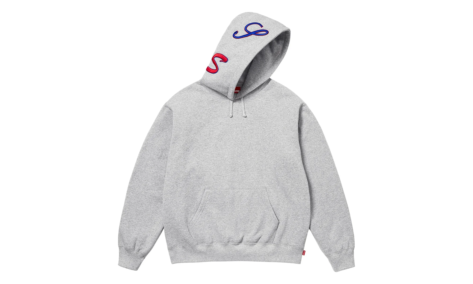 Multi S Logo Hooded Sweatshirt "Heather Grey" SU26845 - Image 2
