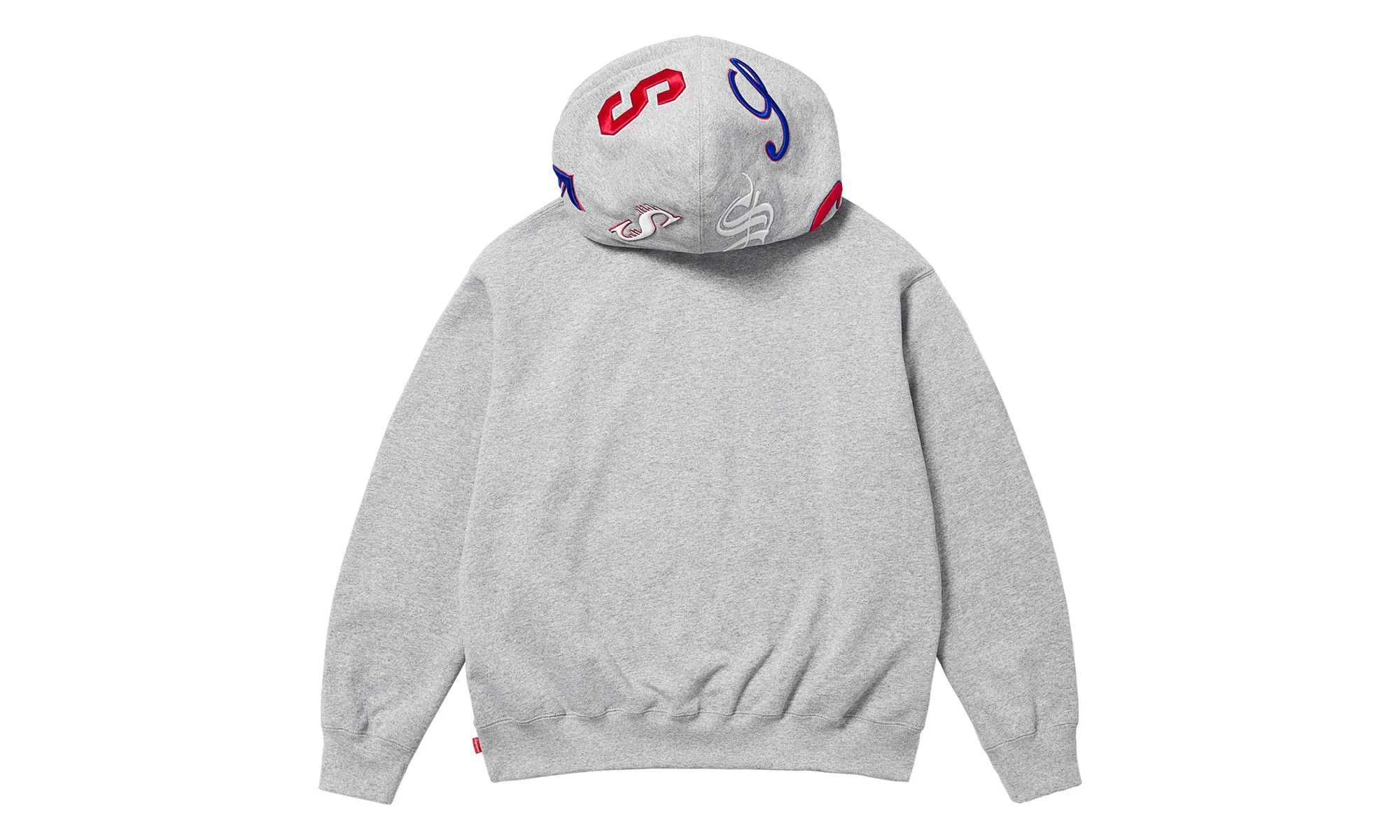 Multi S Logo Hooded Sweatshirt "Heather Grey" SU26845 - Image 3