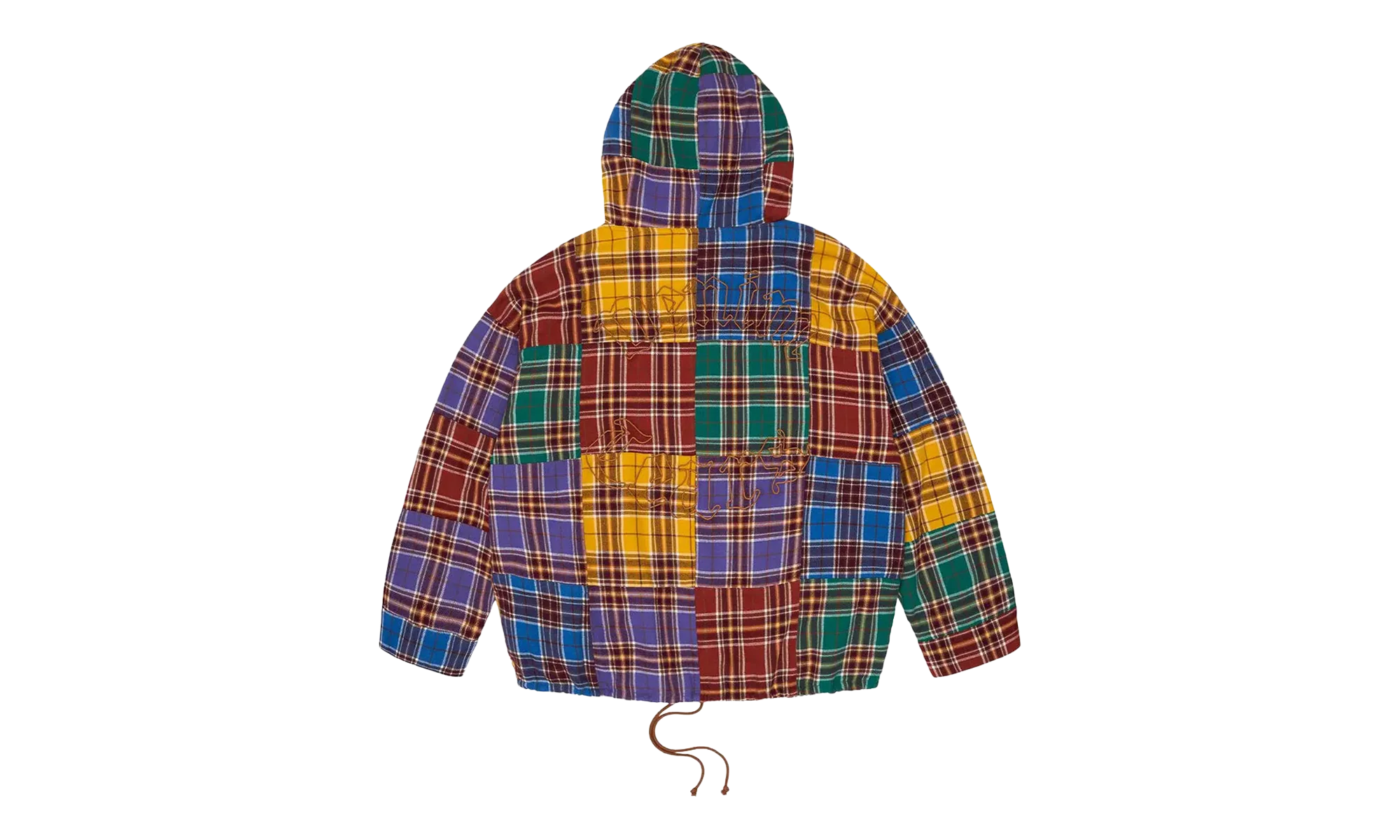 MVP Plaid Patchwork Pullover "Multicolor" DT457 - Image 2