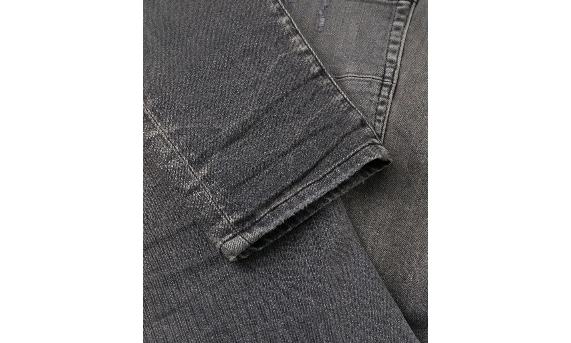 MX1 Green Ultra Suede Repair Jeans "Grey" PF22MDS004 030 - Image 2