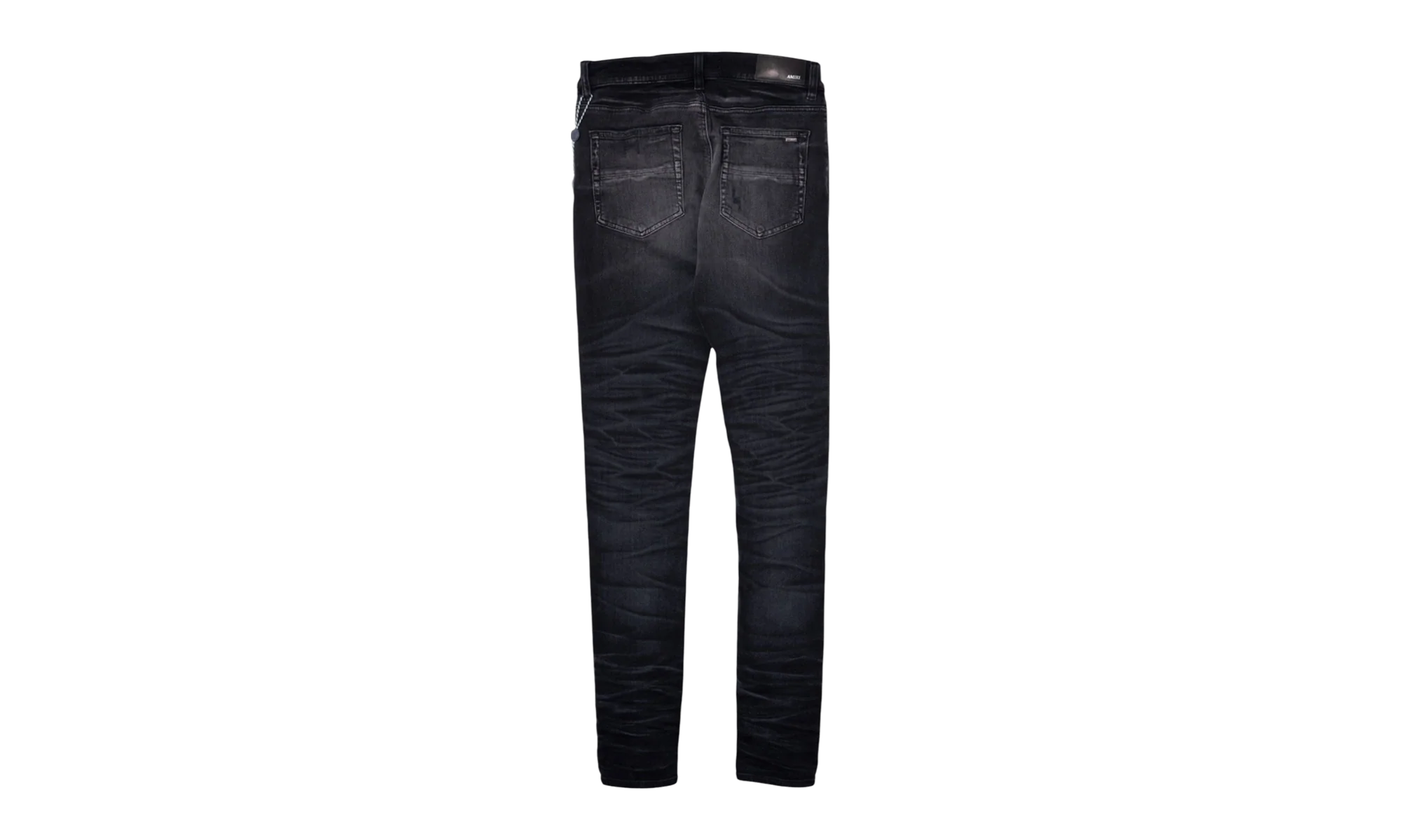 MX1 Yellow Bandana Patch Jeans "Faded Black" AMDNSY1154 051 - Image 2