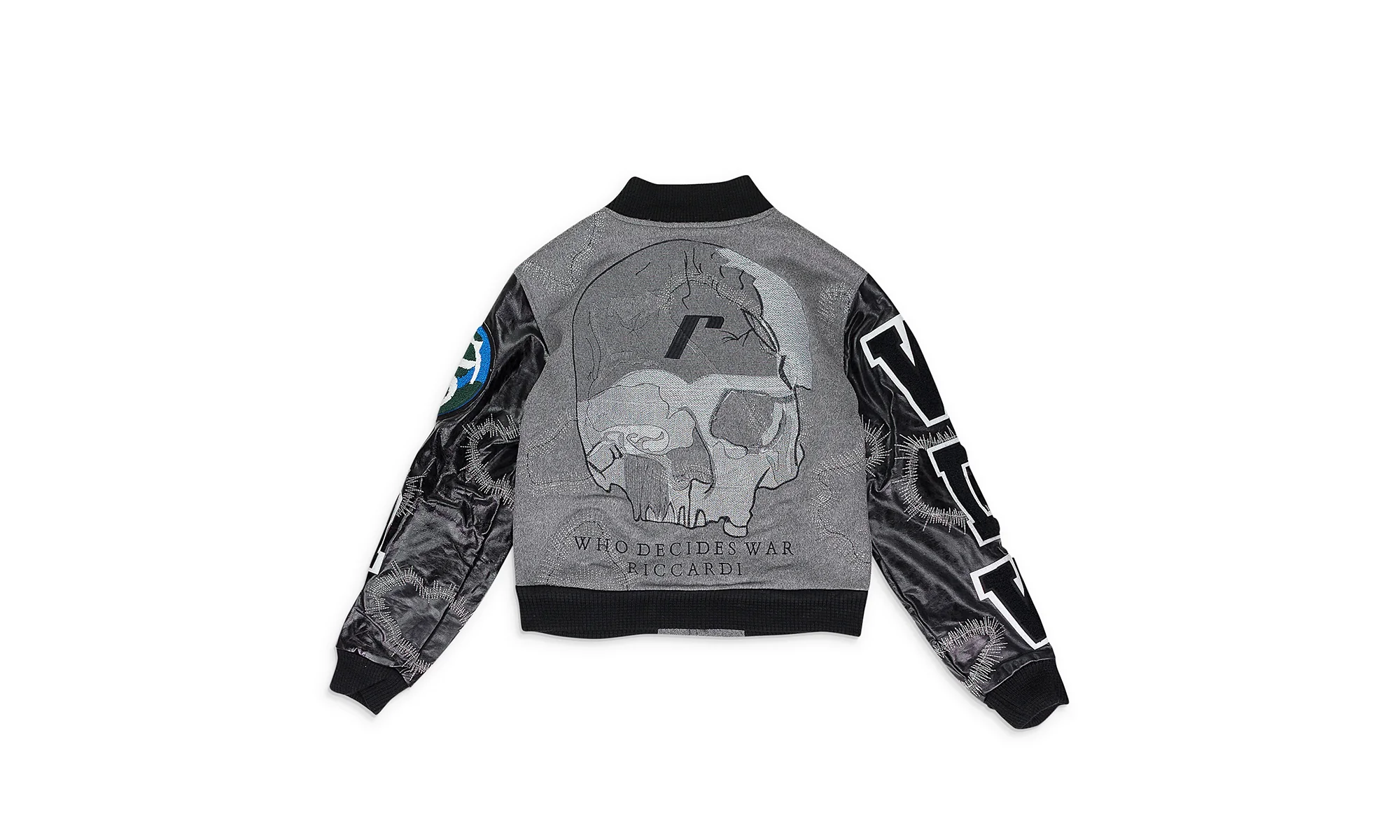 Namesake Varsity Jacket "Grey" 1130070021REX - Image 2