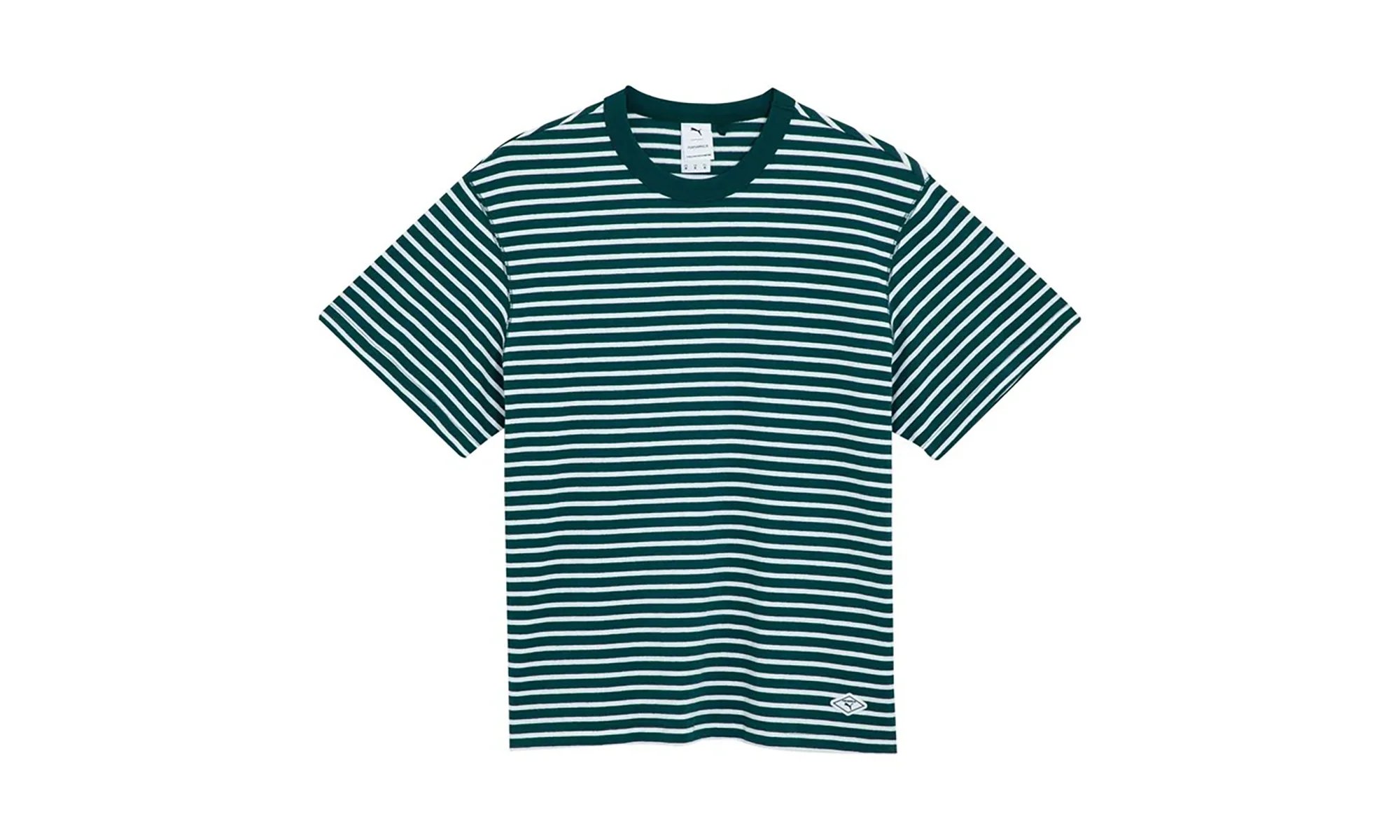 Nanamica Striped Tee "Green" 539854 80
