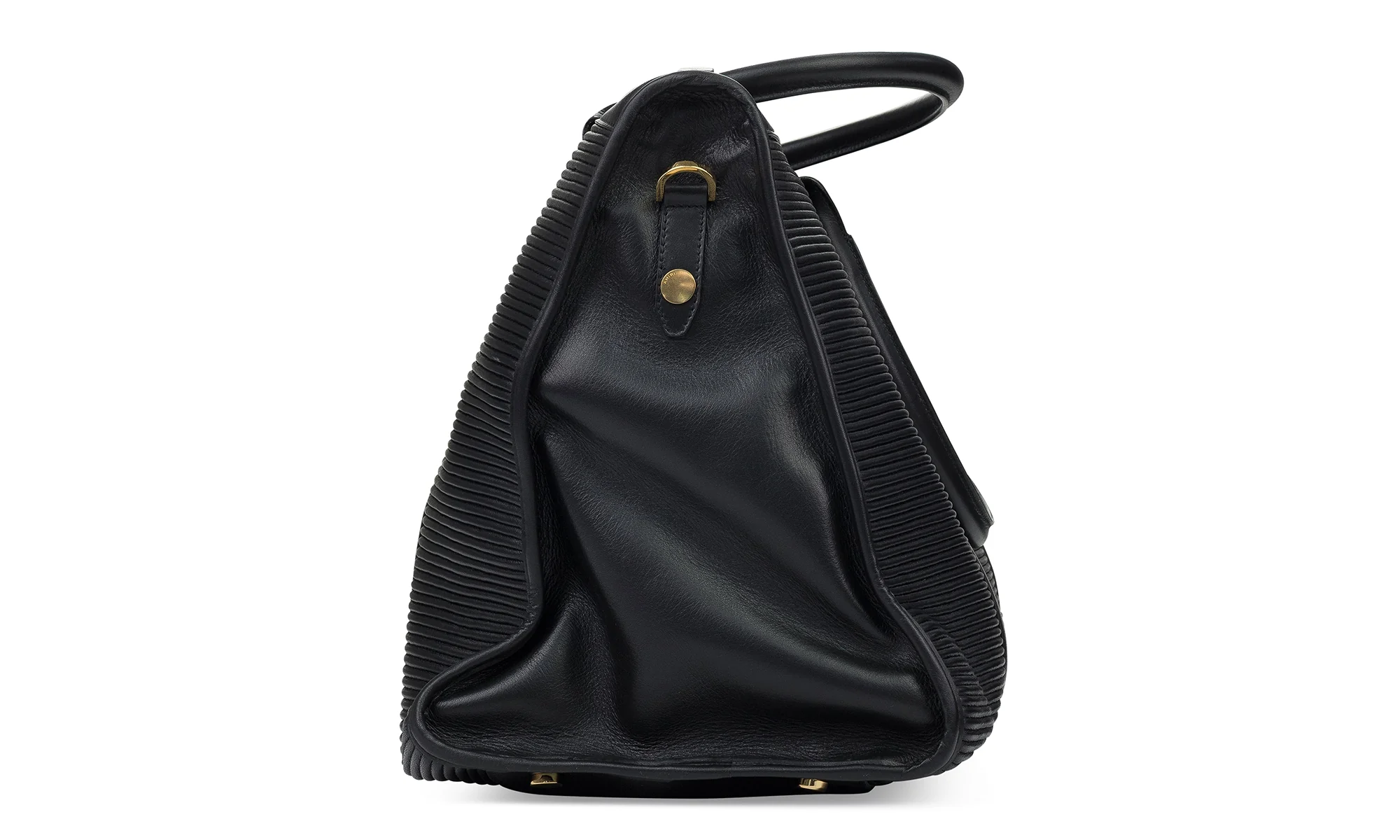 Nappa Mx1 Padding Weekender Messenger Bag "Black" PF22MAW002_Black - Image 2