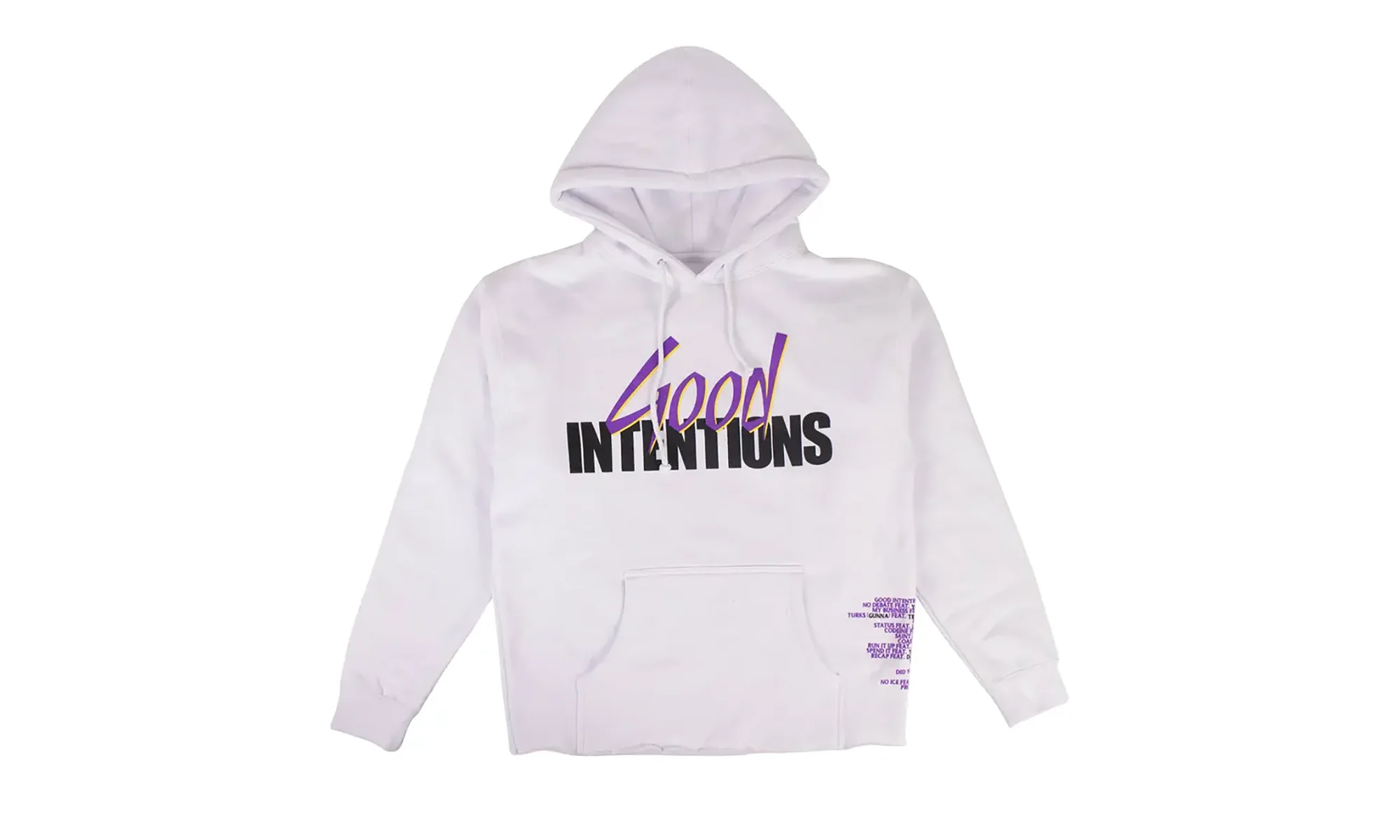 Nav Doves Hoodie "Good Intentions - White" B9OQAS1K