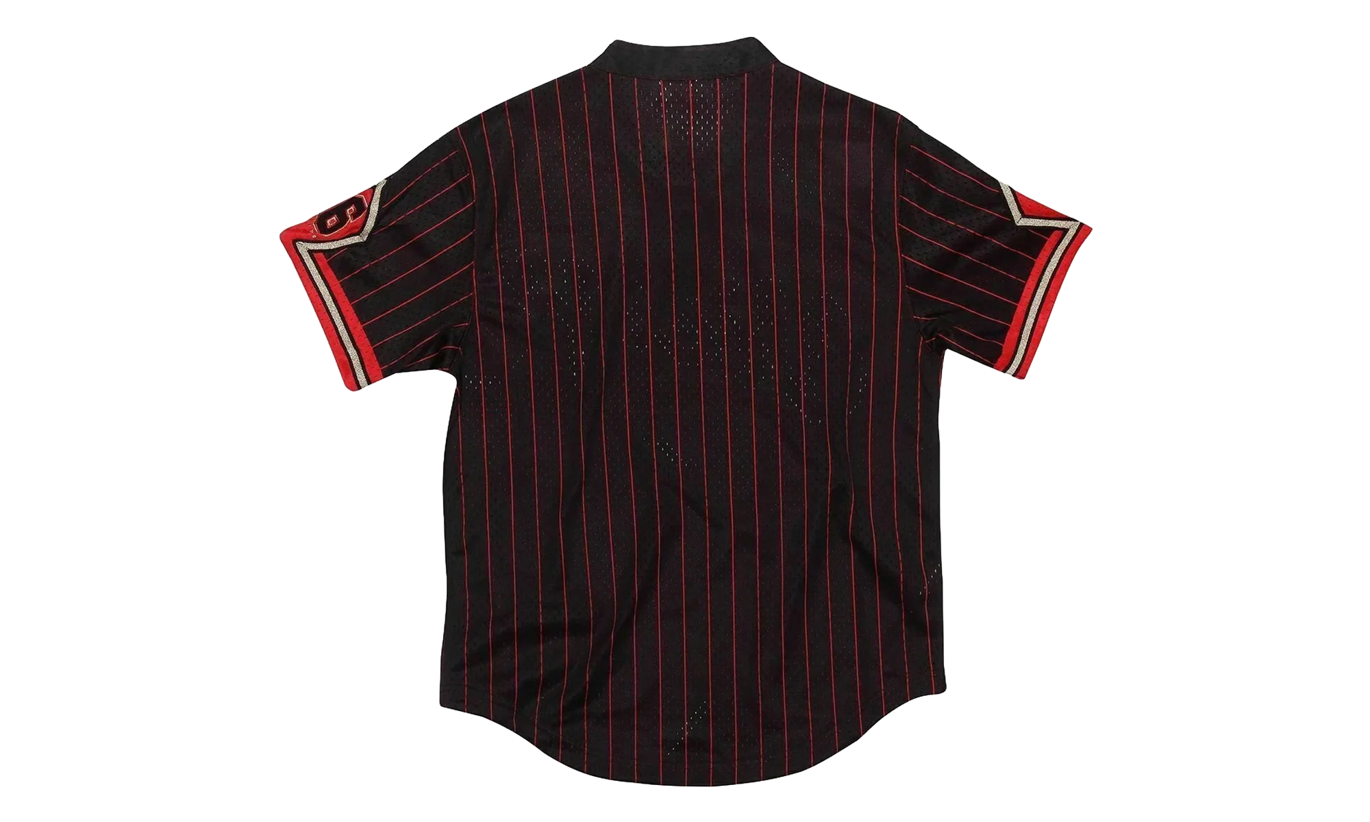 NBA 6 Rings Batting Practice Jersey "Chicago Bulls - Black" MSPOBLCK CBUBA180651 - Image 2