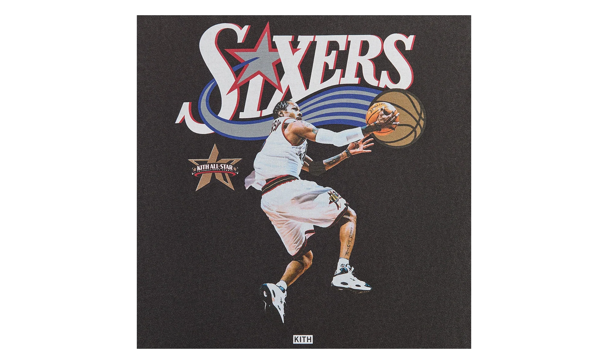 NBA All-Star Philadelphia 76ers Allen Iverson "Black" KHM034945 001 - Image 2