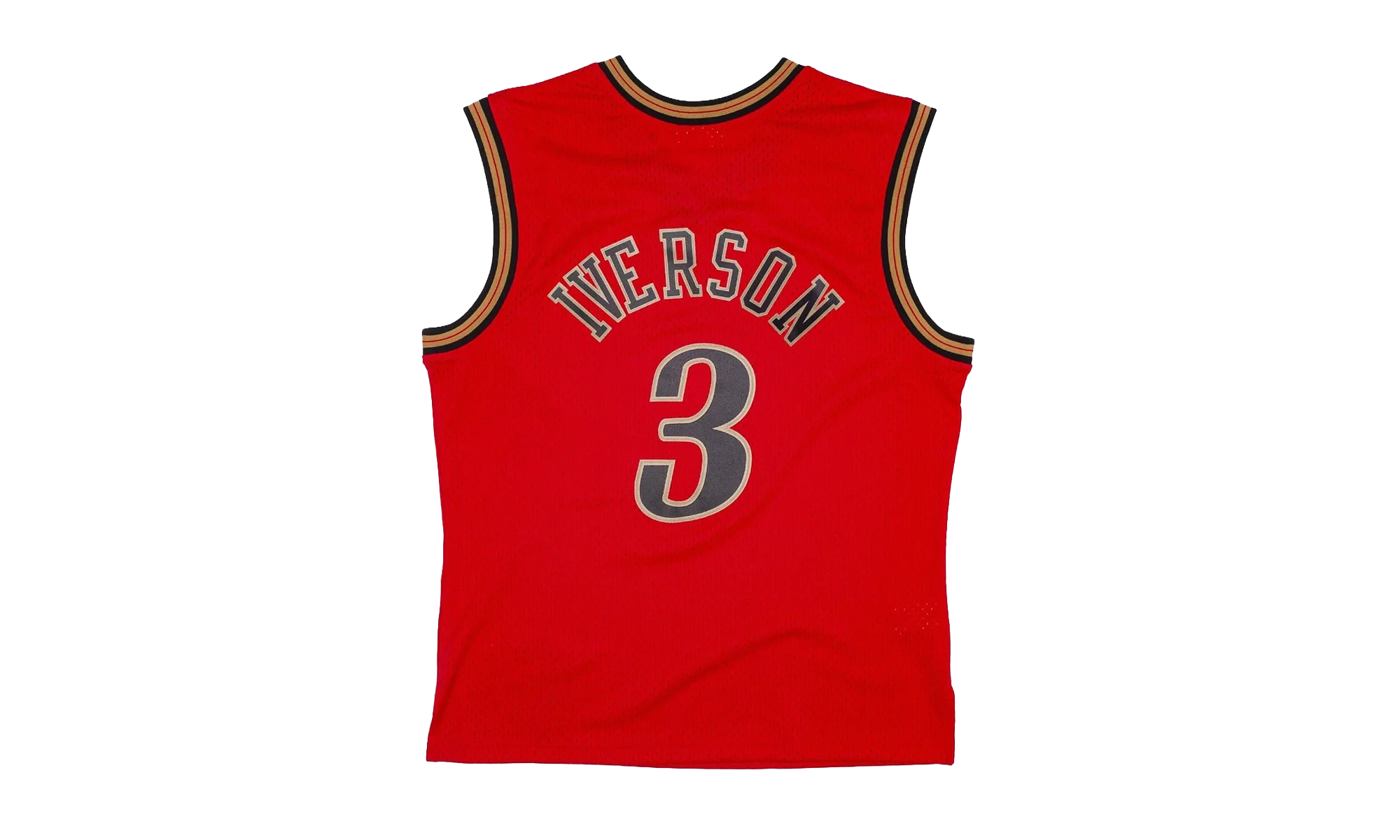 NBA Allen Iverson Reload Swingman Jersey "1999 Philadelphia 76ers - Red" SMJYCP19267 P76RED199AIV - Image 2