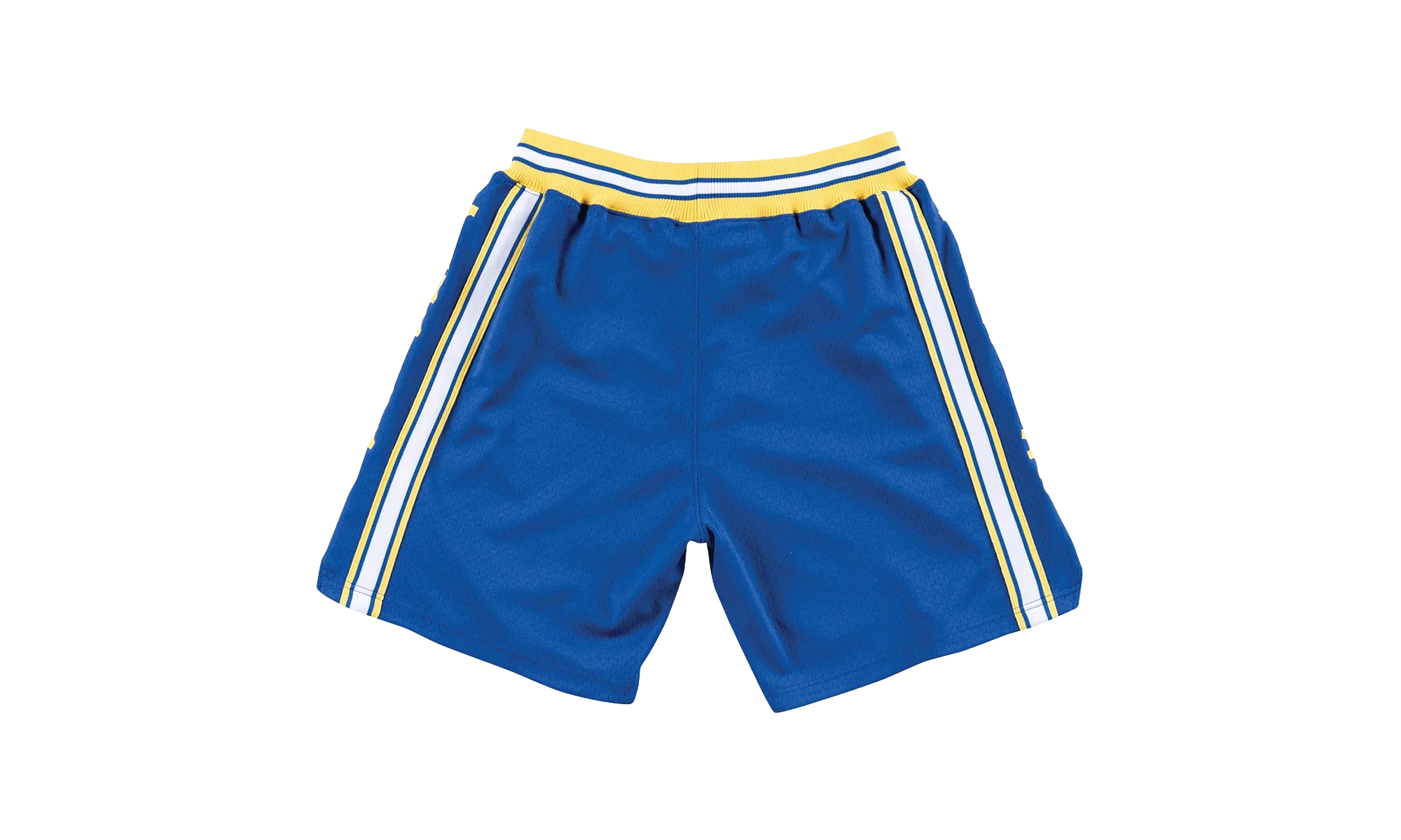 NBA Authentic Road Shorts "1981-82 Golden State Warriors - Blue" ASHRGS18038 GSWROYA81 - Image 2