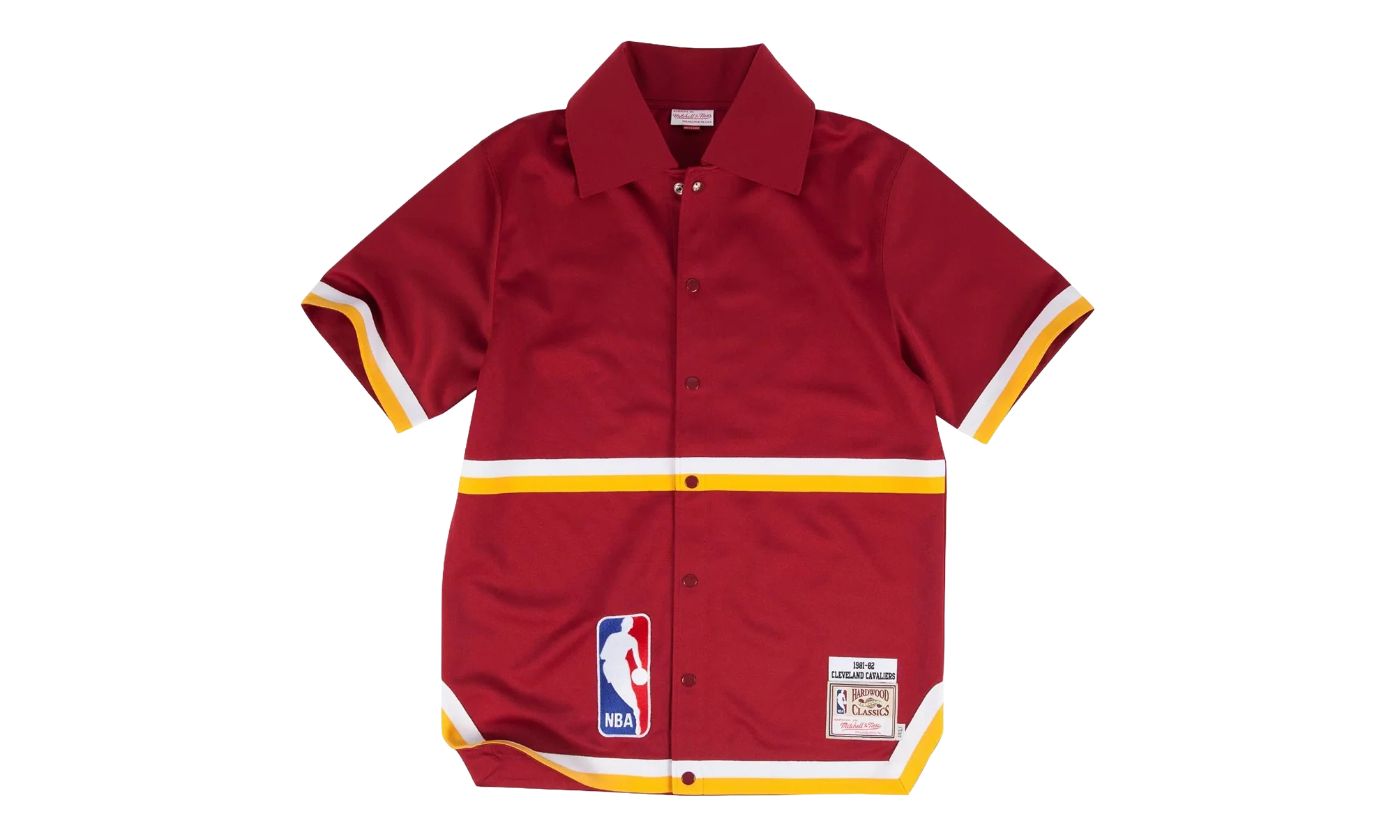 NBA Authentic Shooting Shirt "1981 Cleveland Cavaliers - Burgundy" 735732781CCA - Image 3