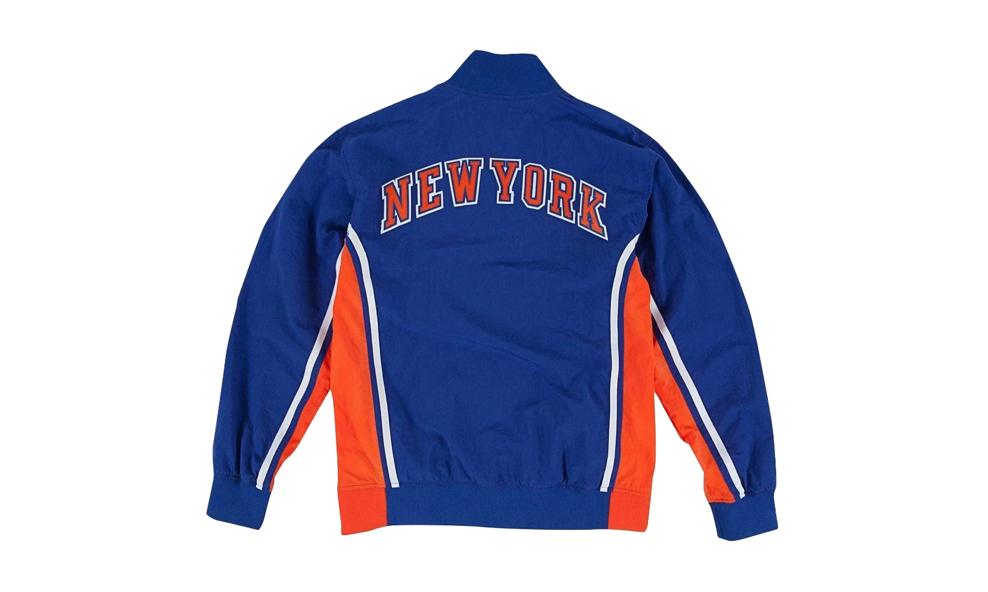 NBA Authentic Warm-Up Jacket "1992-93 New York Knicks - Blue / Orange" 6056S318D92NYK - Image 4