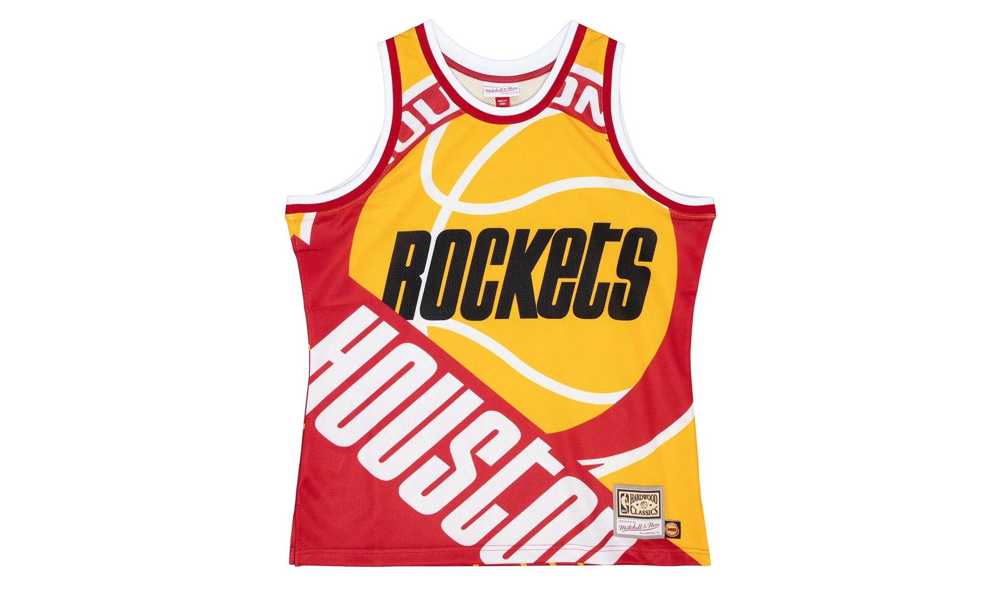 NBA Big Face Fashion Tank 5.0 "Houston Rockets" TMTK4350 HROYYPPPYELL