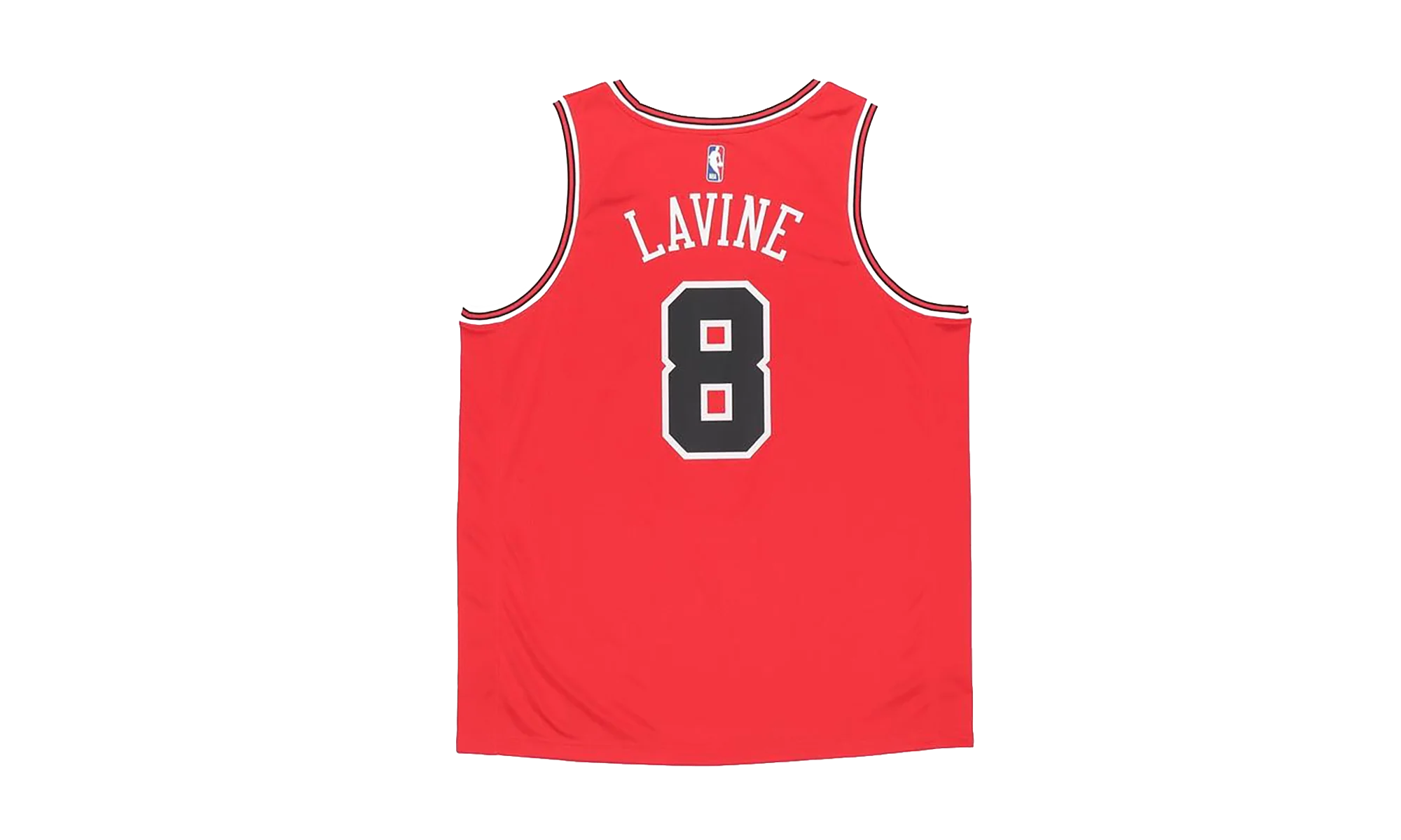 NBA Chicago Bulls Icon Edition Swingman Jersey "Zach Lavine - Chicago Red / Black / White" CW3660 660 - Image 2