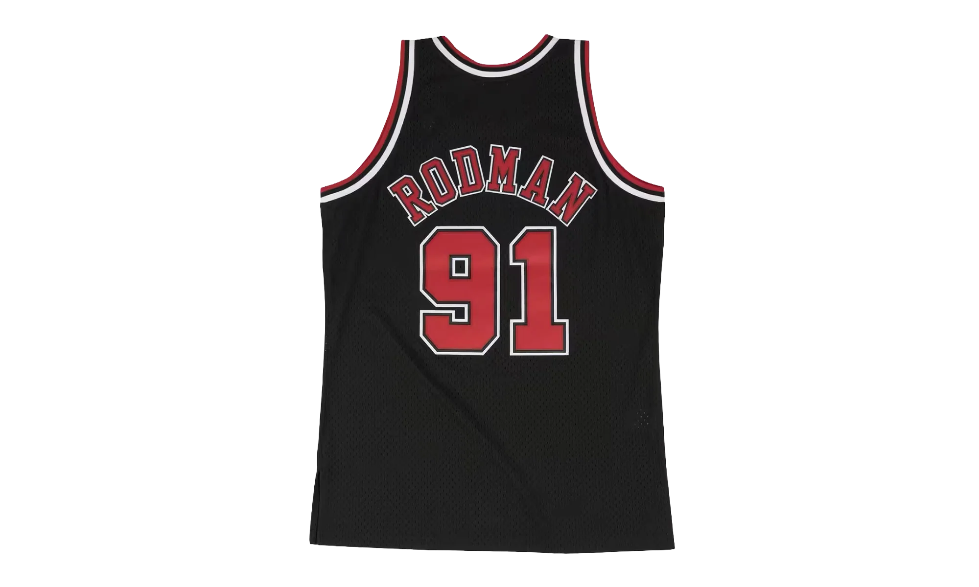 NBA Dennis Rodman Swingman Alternate Jersey "1997 Chicago Bulls - Black" SMJYGS18152 CBUBLCK97DRD - Image 2