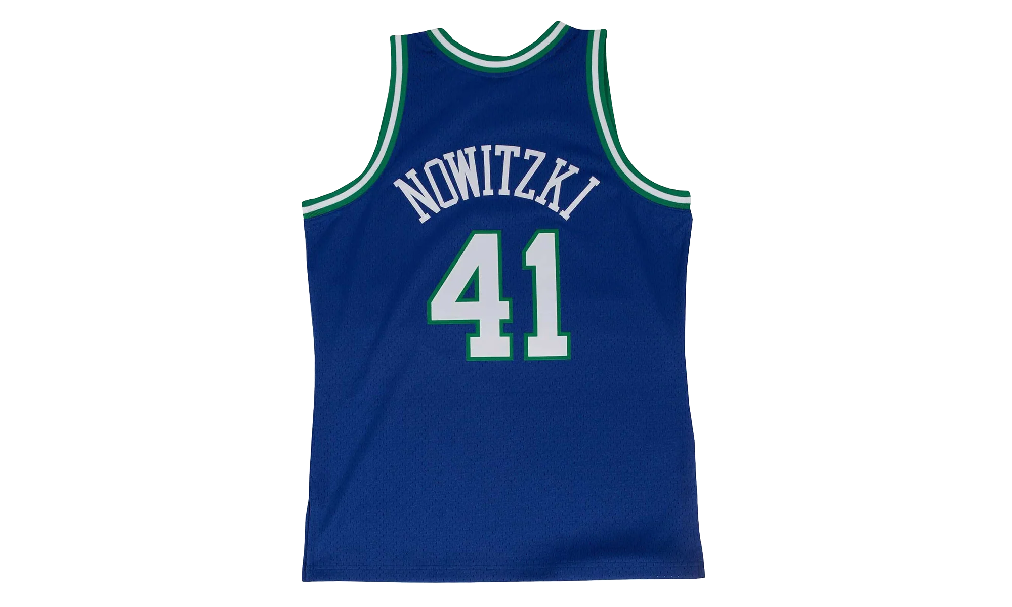 NBA Dirk Nowitzki Swingman Road Jersey "1998 Dallas Mavericks - Royal" SMJYGS18158 DMAROYA98DNO - Image 2