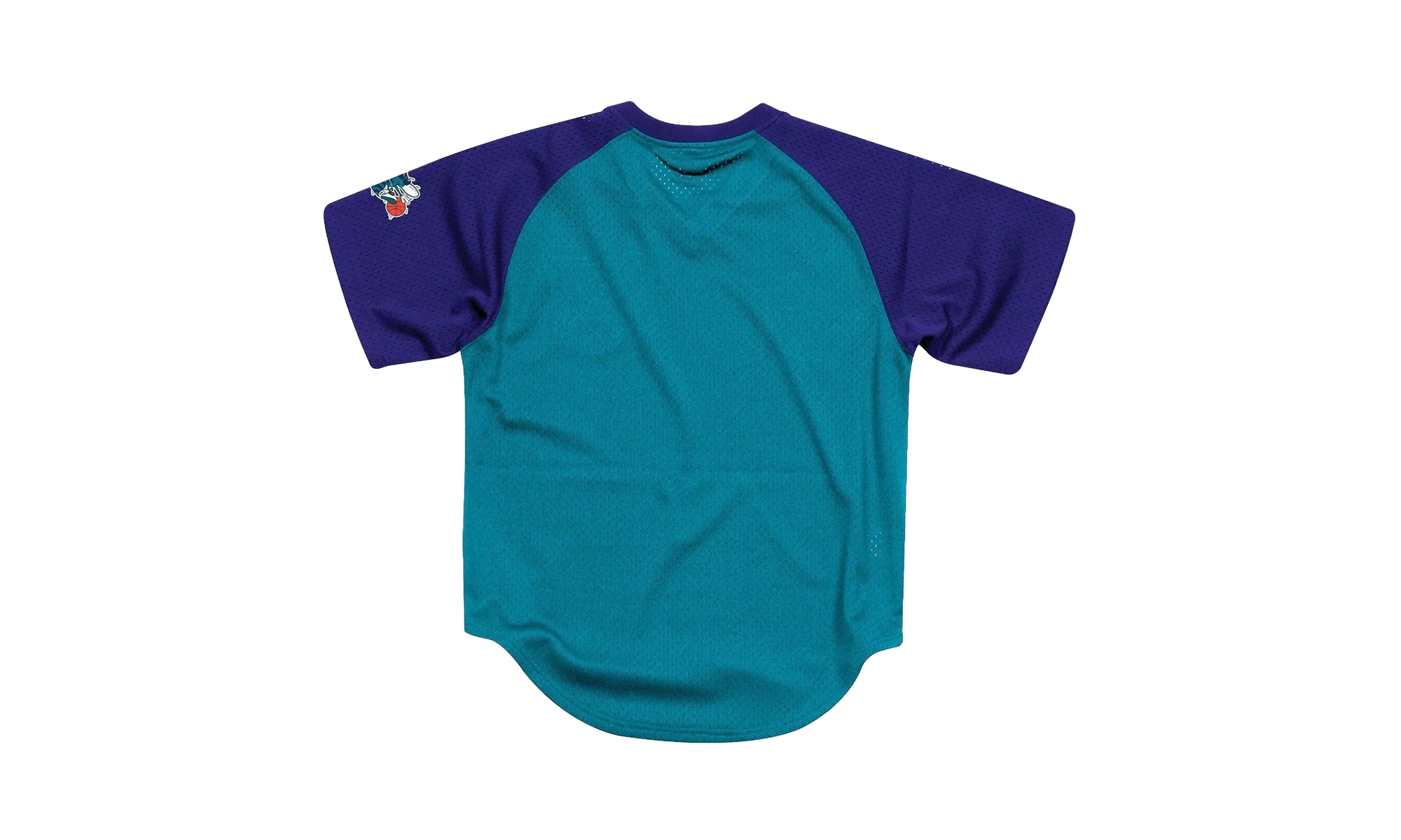 NBA Final Seconds Mesh V-Neck Shirt "Charlotte Hornets - Teal" BA87OQ CHO T JXT - Image 2