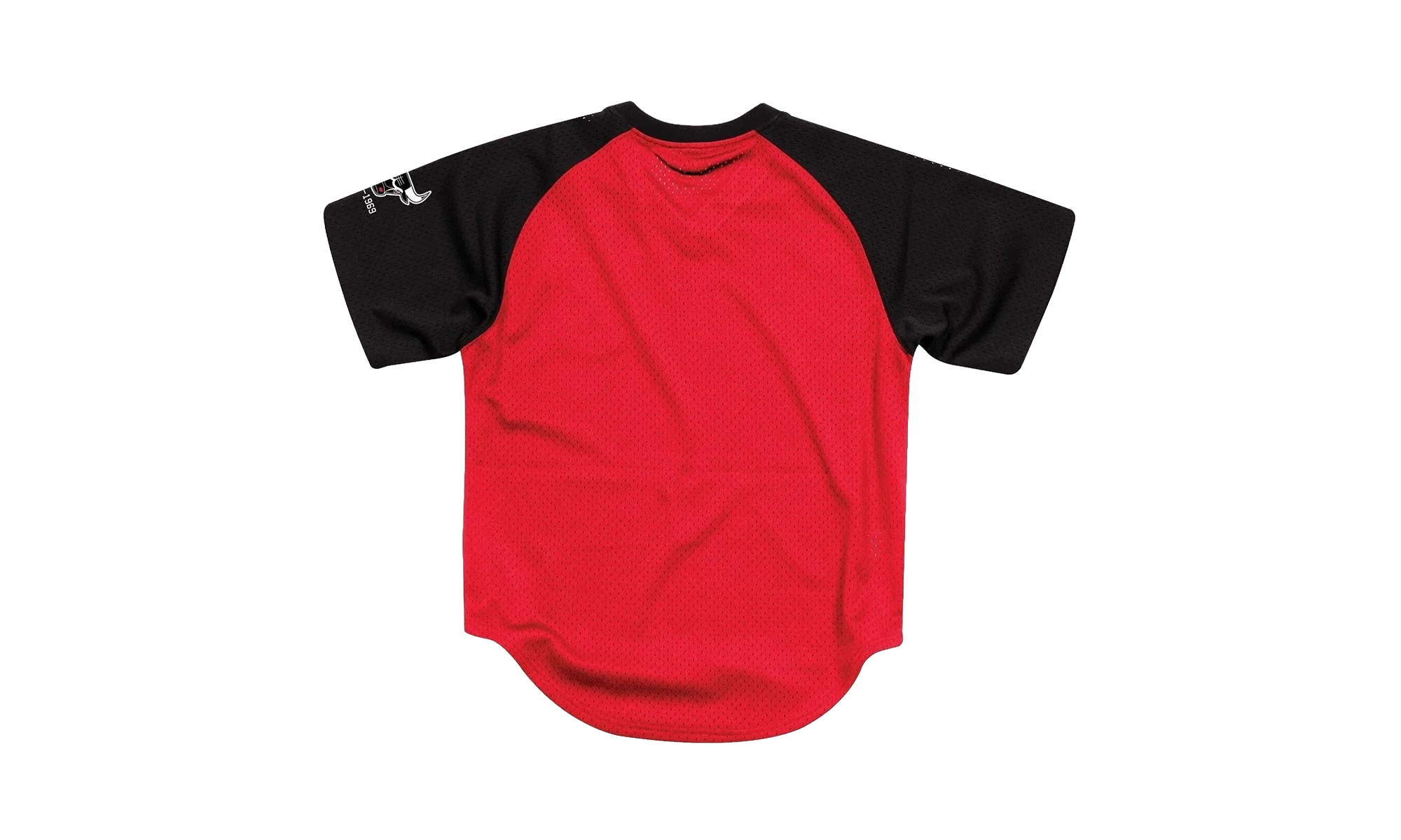 NBA Final Seconds Mesh V-Neck Shirt "Chicago Bulls - Red" BA87OQ CBU R FL3 - Image 2