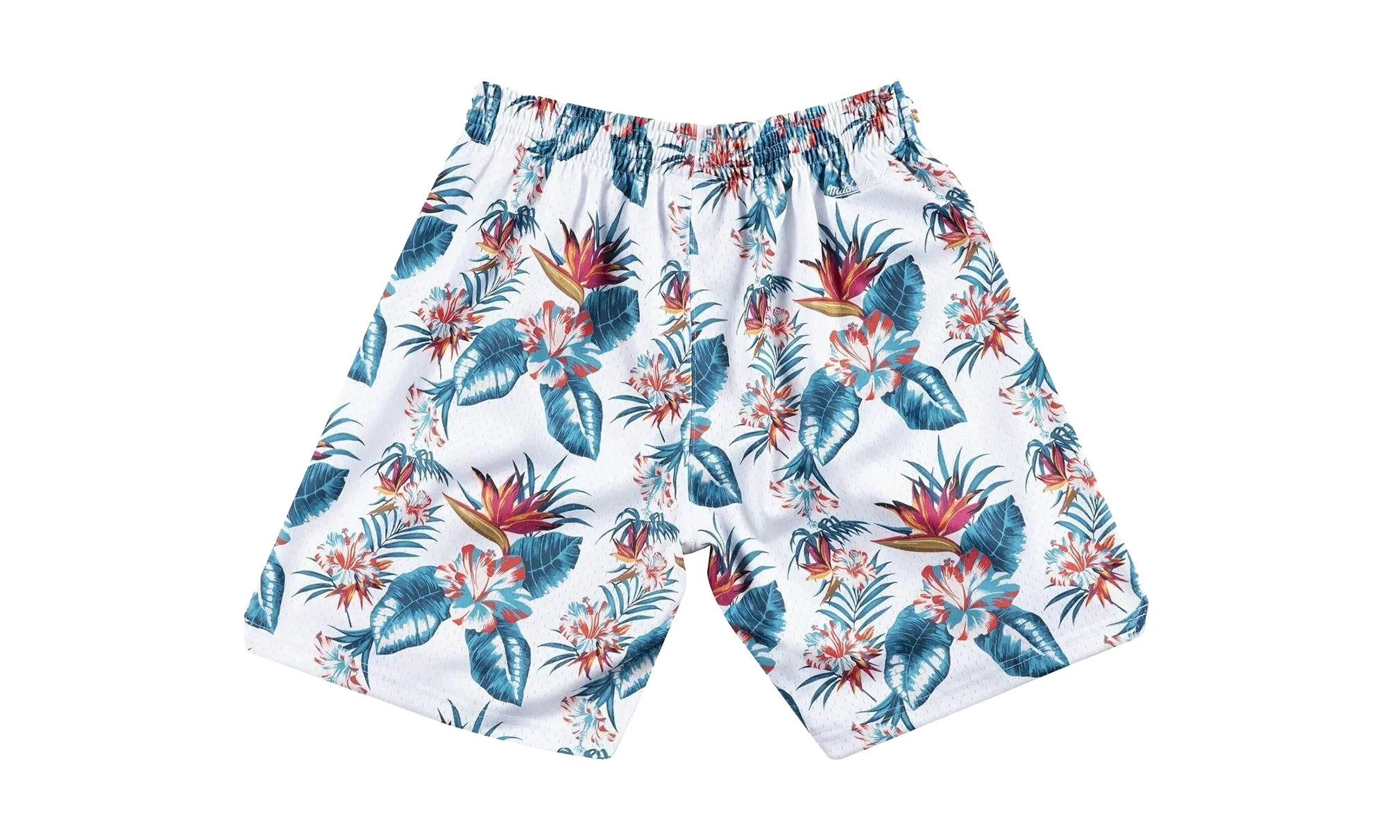 NBA Floral Mesh Shorts "Chicago Bulls - White" SHORMG18023 CBUPTWH1 - Image 2