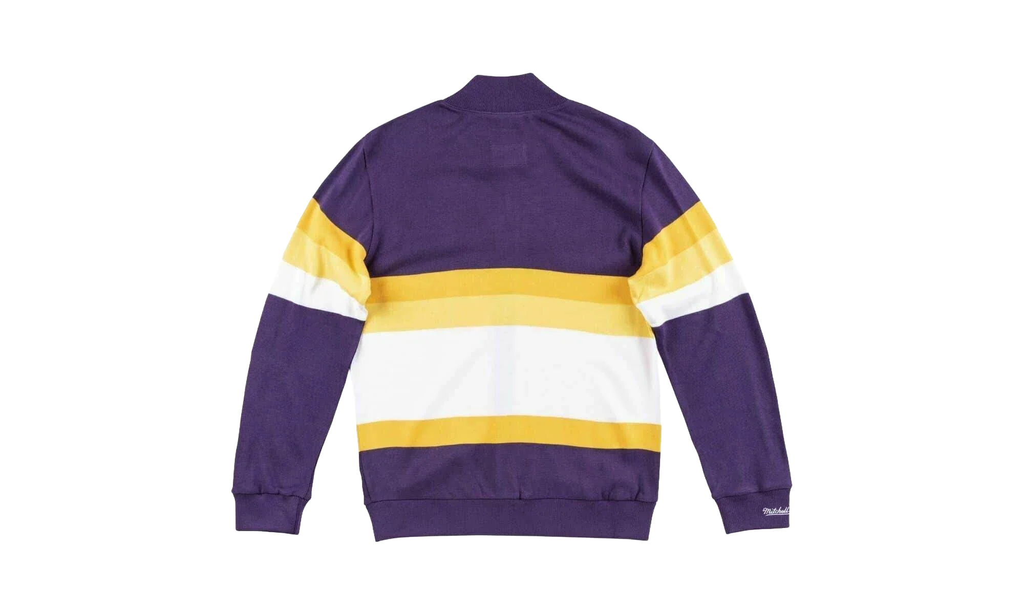NBA Front Stripe Full Zip Sweater "Los Angeles Lakers - Purple" SWTRAJ18024 LALPURP - Image 2