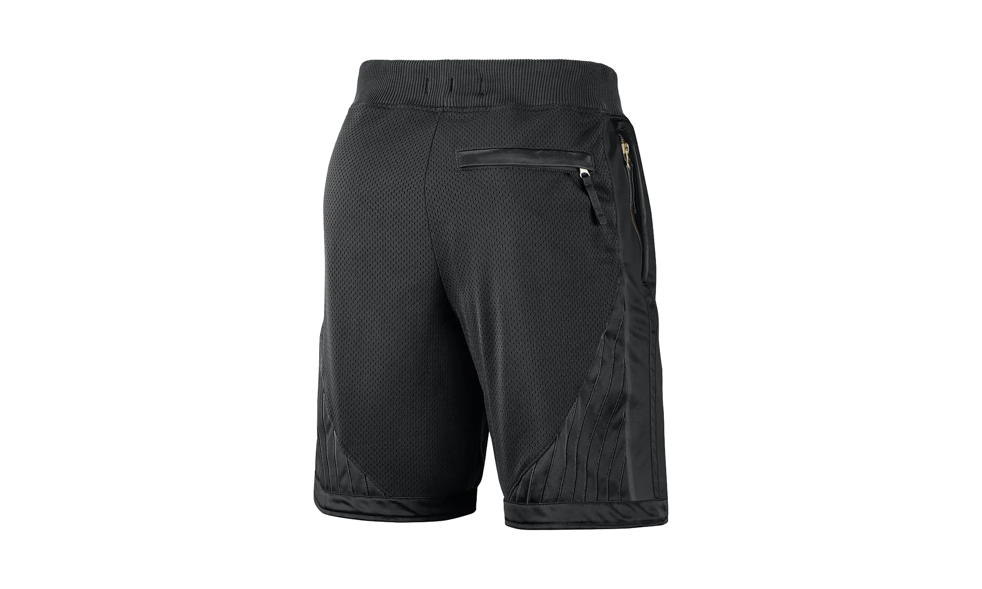 NBA Golden State Warriors Courtside Icon Shorts "Black" AJ9168 010 - Image 2