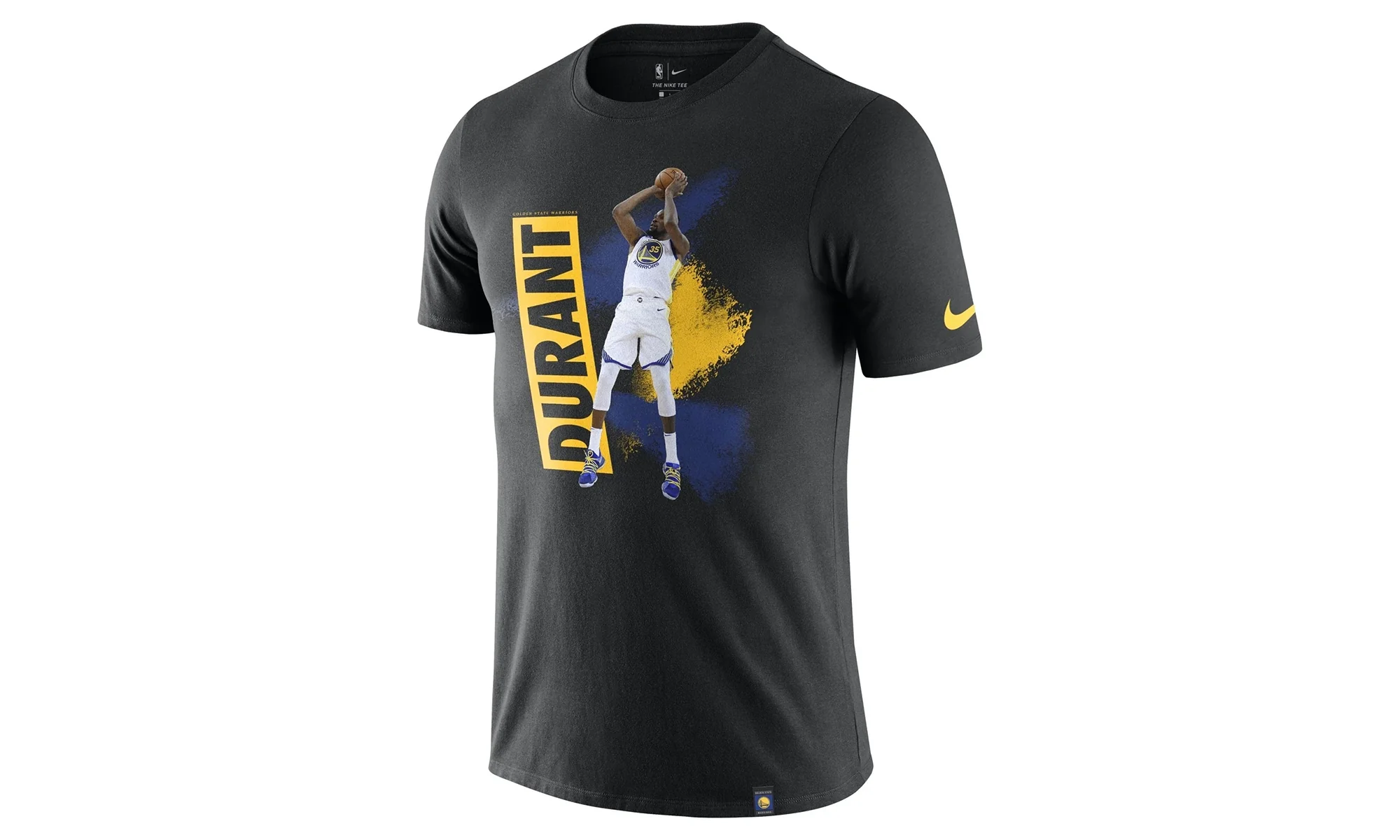 NBA Golden State Warriors Durant T-Shirt "Black" AQ7027 010