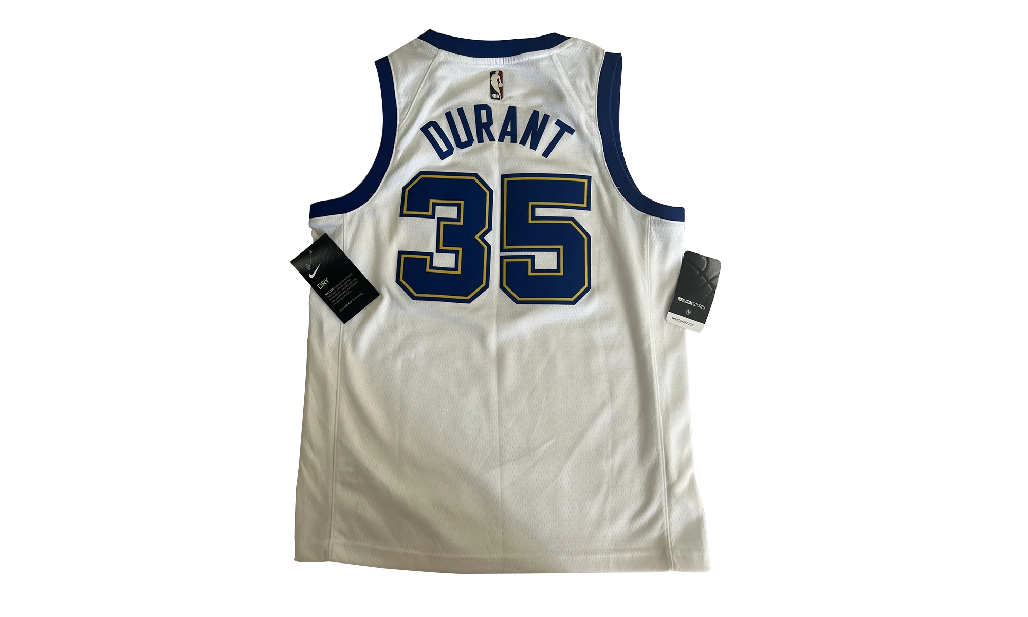 NBA Golden State Warriors HWC Swingman Jersey GS "Kevin Durant - White" 9Z2B7BZ4P DURANT - Image 2
