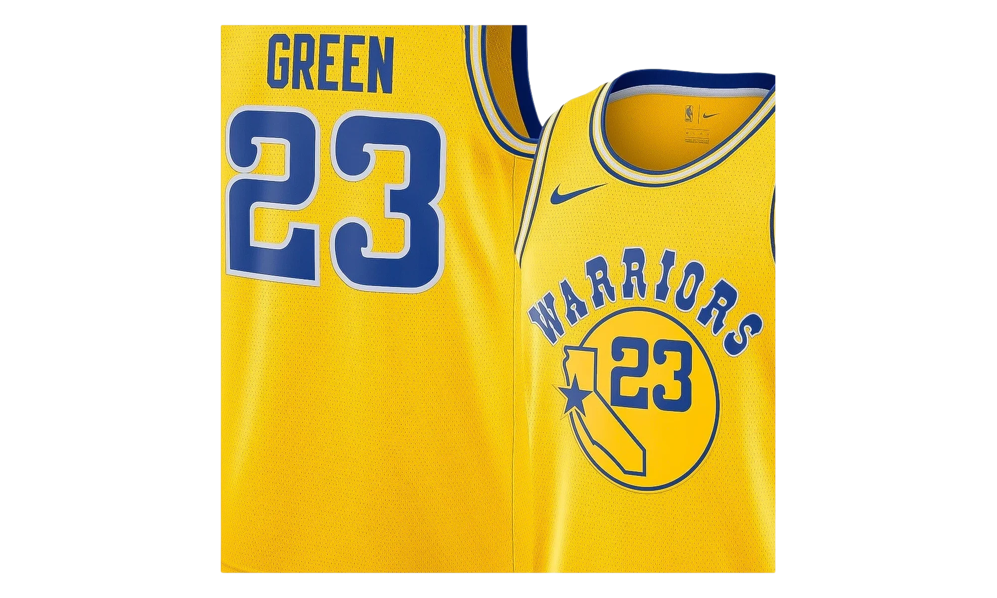 NBA Golden State Warriors Swingman Jersey "Draymond Green Hardwood Classics" AJ3878 732 - Image 2
