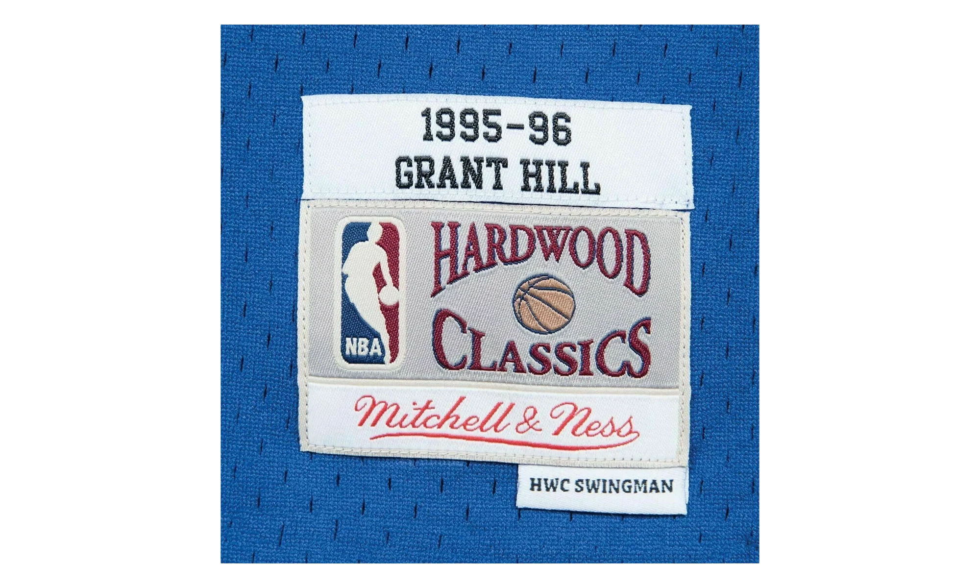 NBA Grant Hill Swingman Road Jersey "1995 Detroit Pistons - Royal" SMJYAC18025 DPIROYA95GHI - Image 3