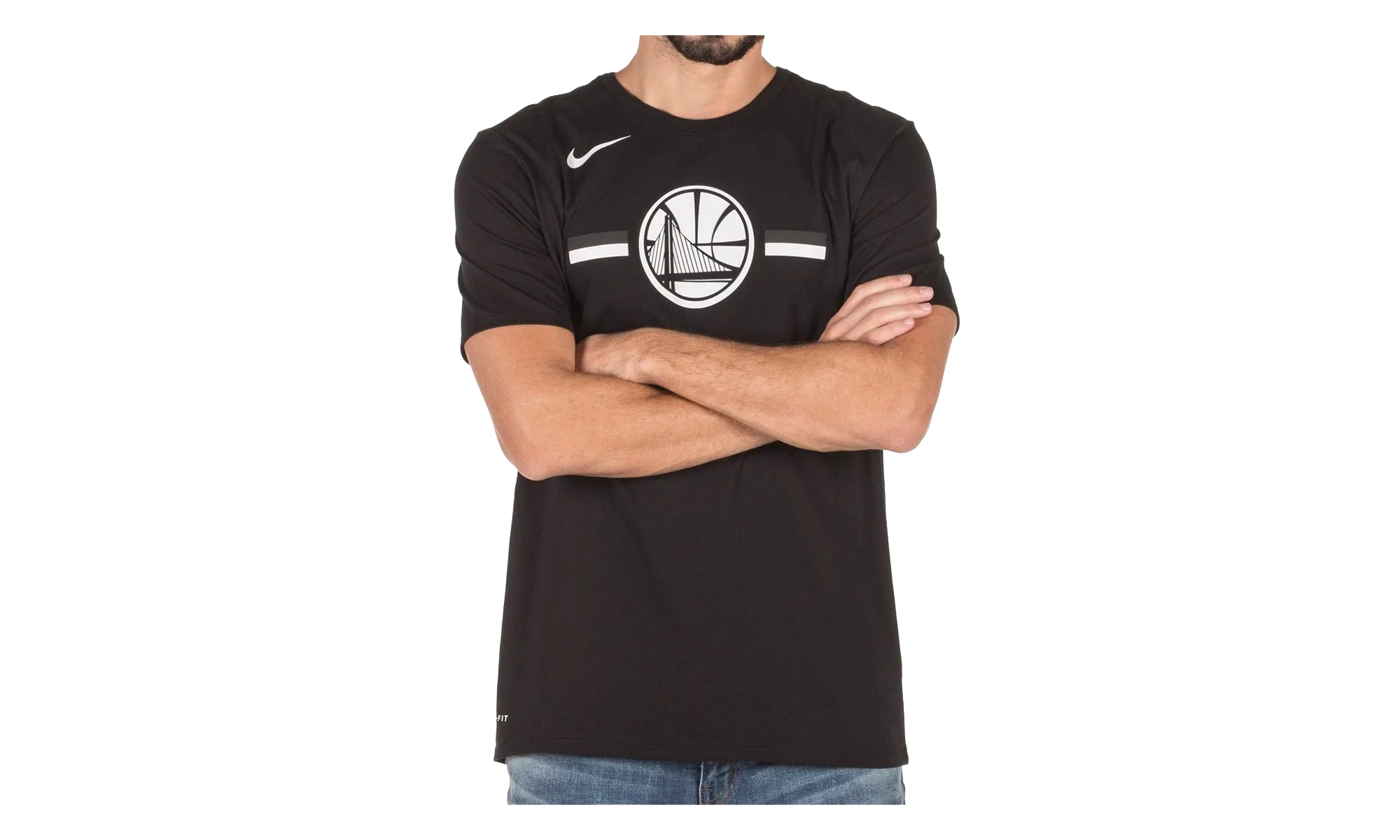 NBA GS Warriors Dri-Fit Essential T-Shirt "Black" 933523 010 - Image 2